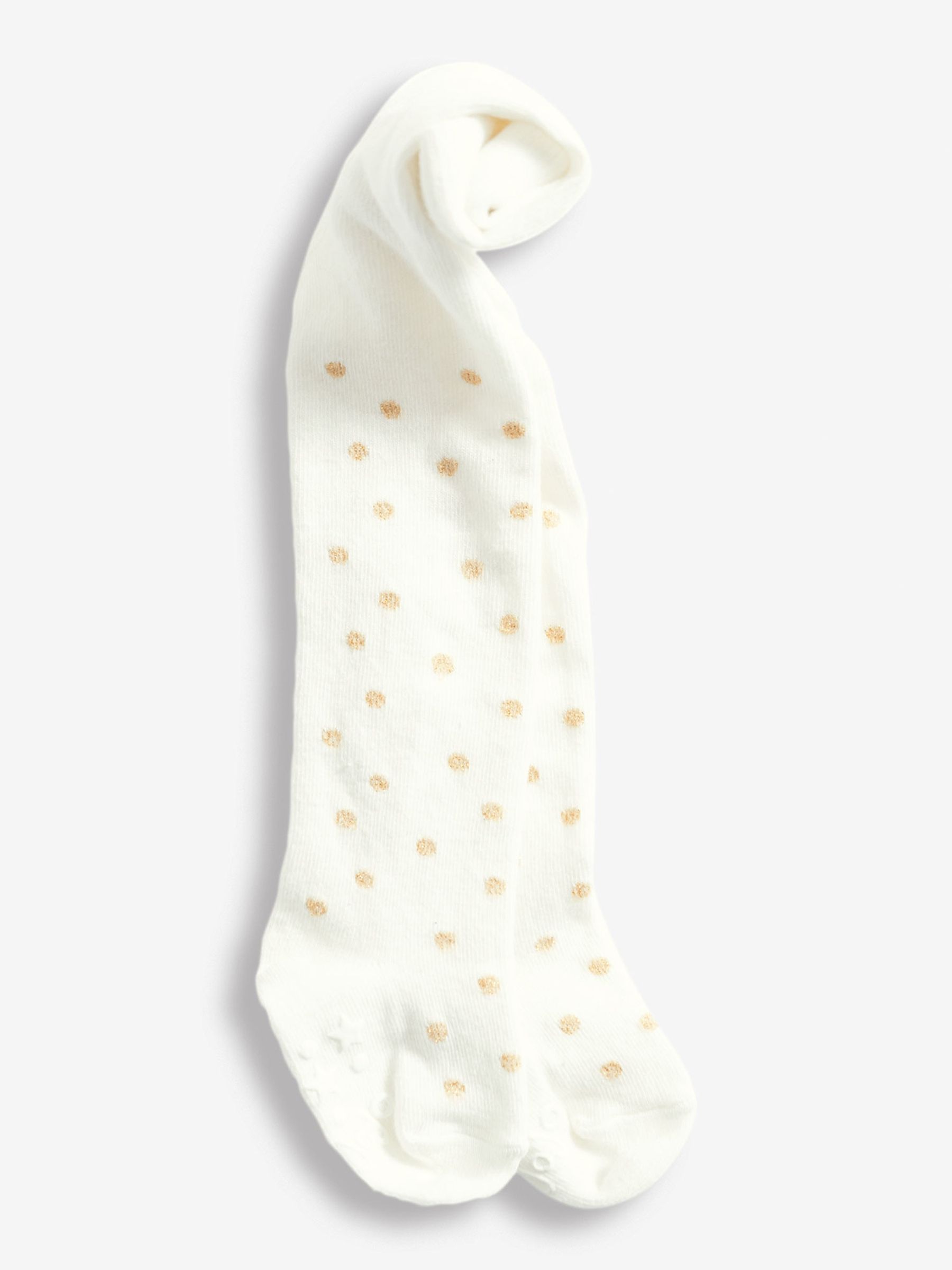 Spot Sparkle Tights in Cream - Image 1 of 1