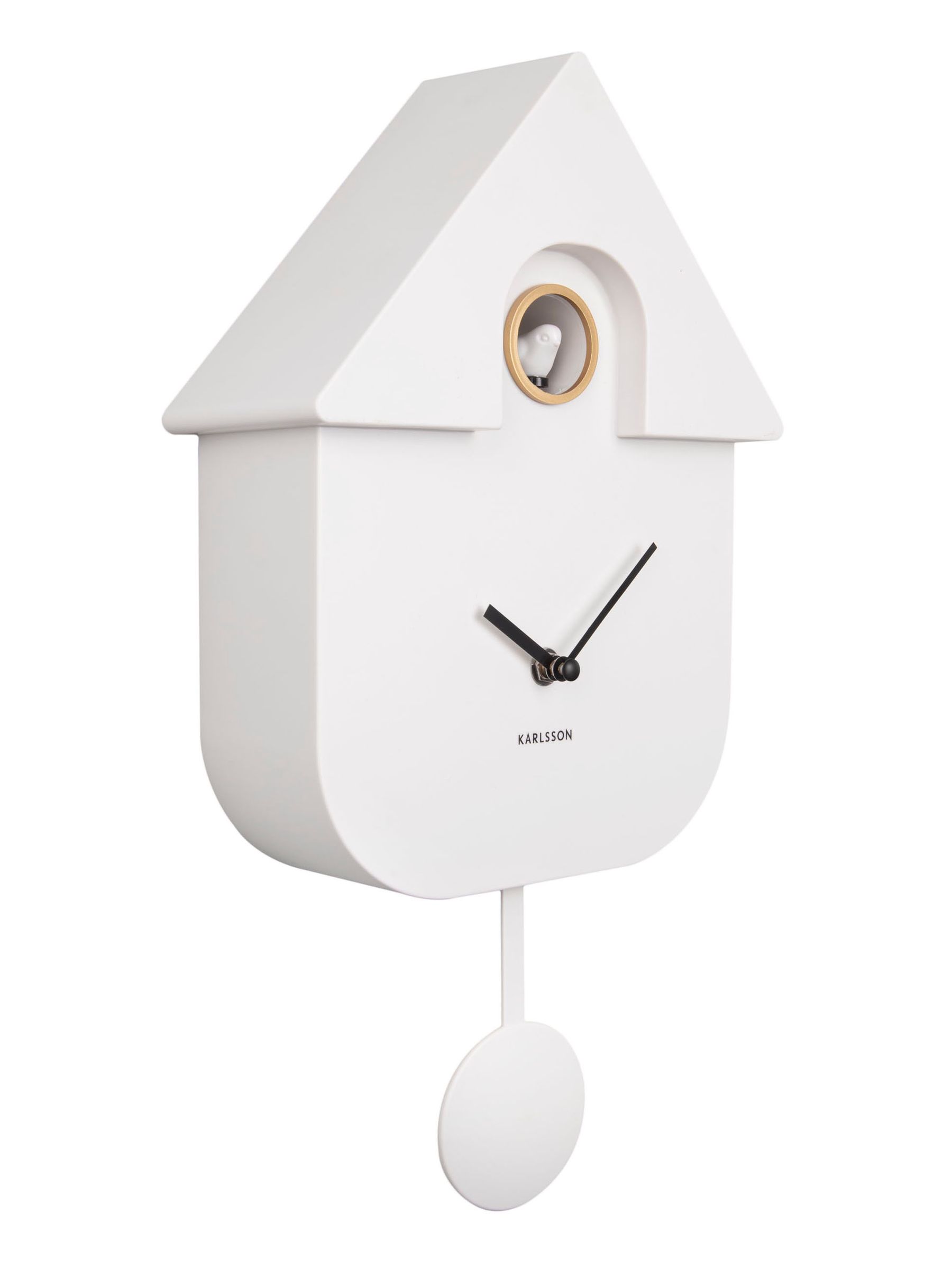 Karlsson White Cuckoo Alarm Clock - Image 2 of 4