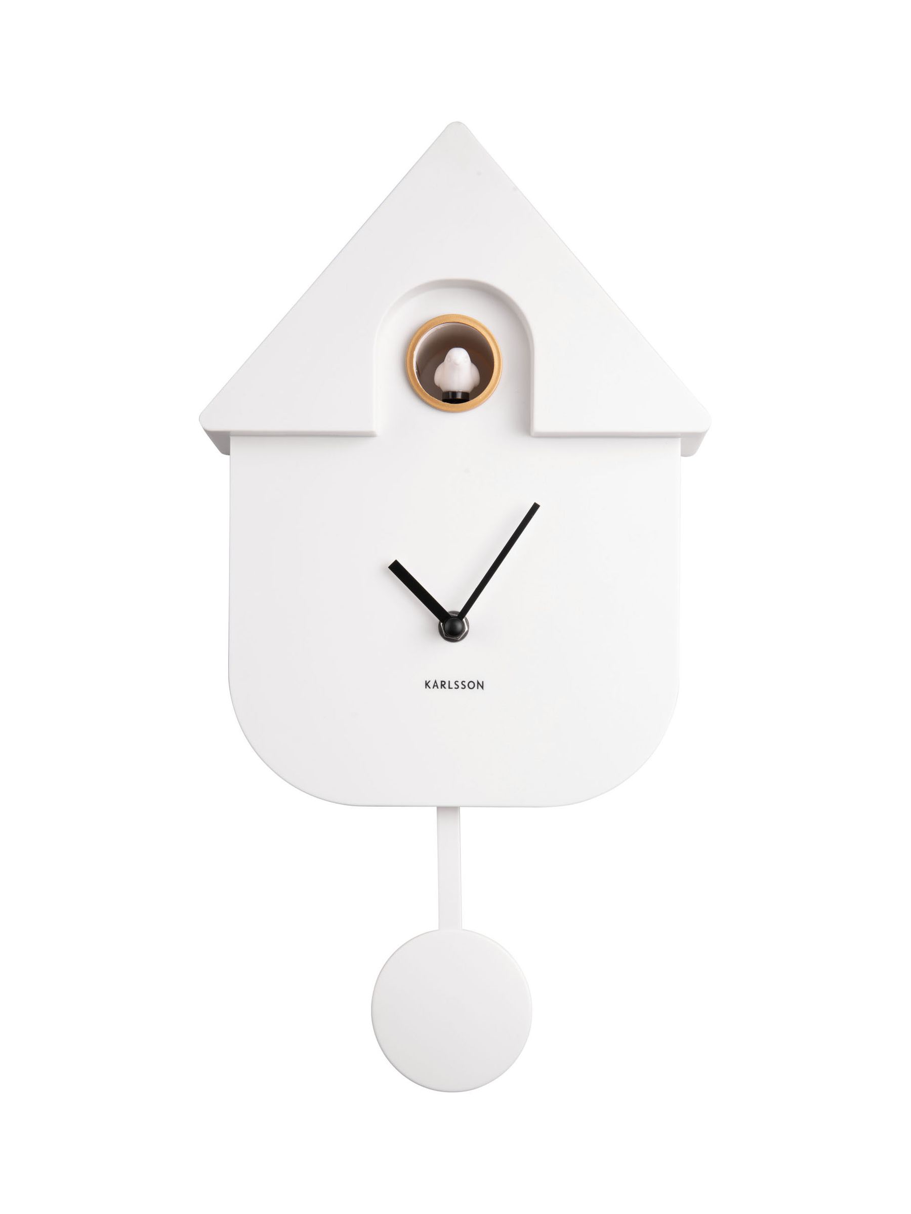 Karlsson White Cuckoo Alarm Clock - Image 3 of 4