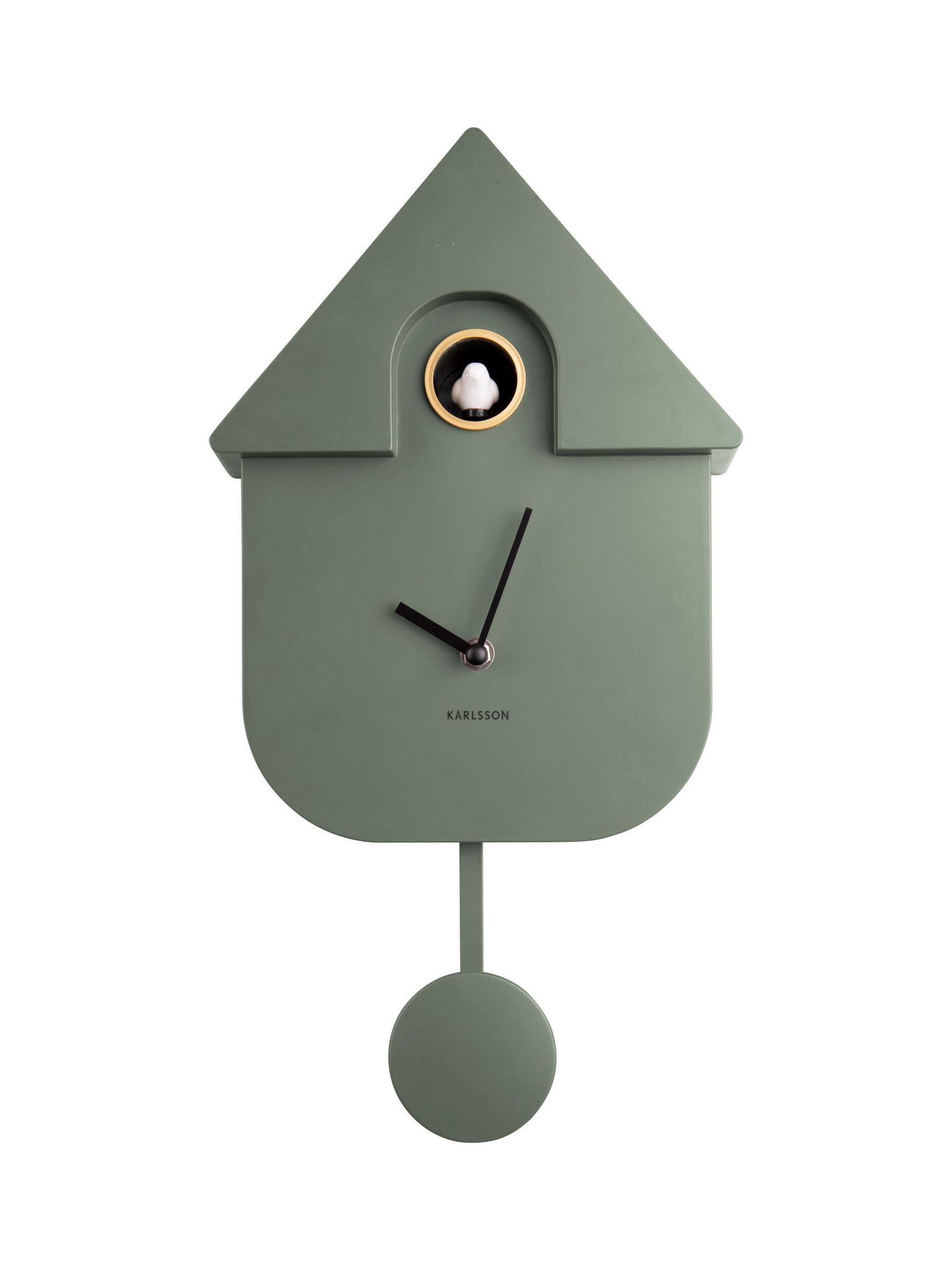 Karlsson Green Cuckoo Alarm Clock - Image 1 of 4