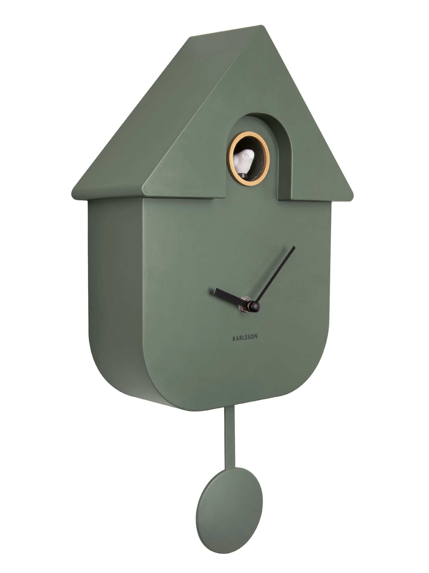 Karlsson Green Cuckoo Alarm Clock - Image 2 of 4