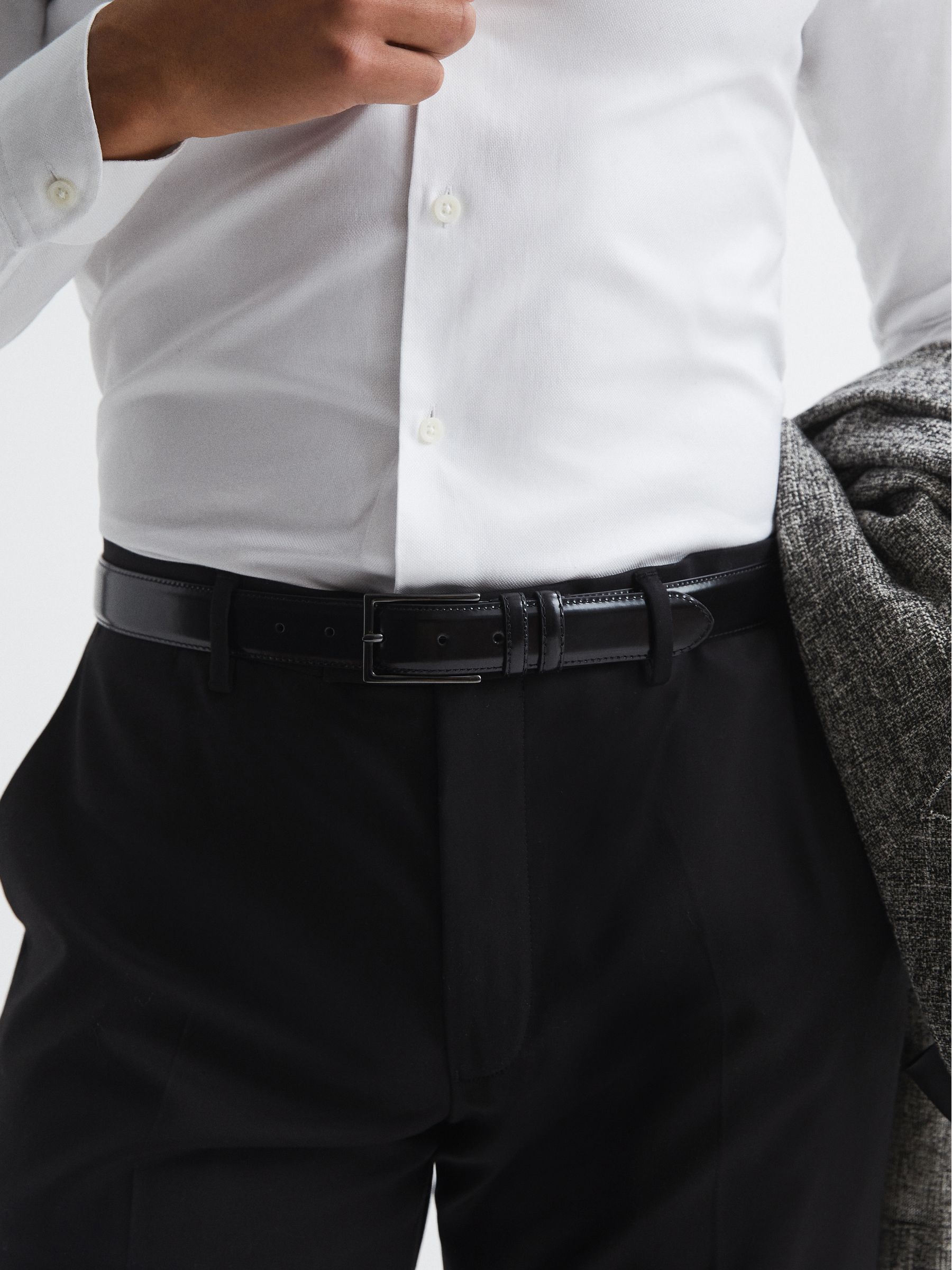 Formal Suit Belt in Black - Image 3 of 6