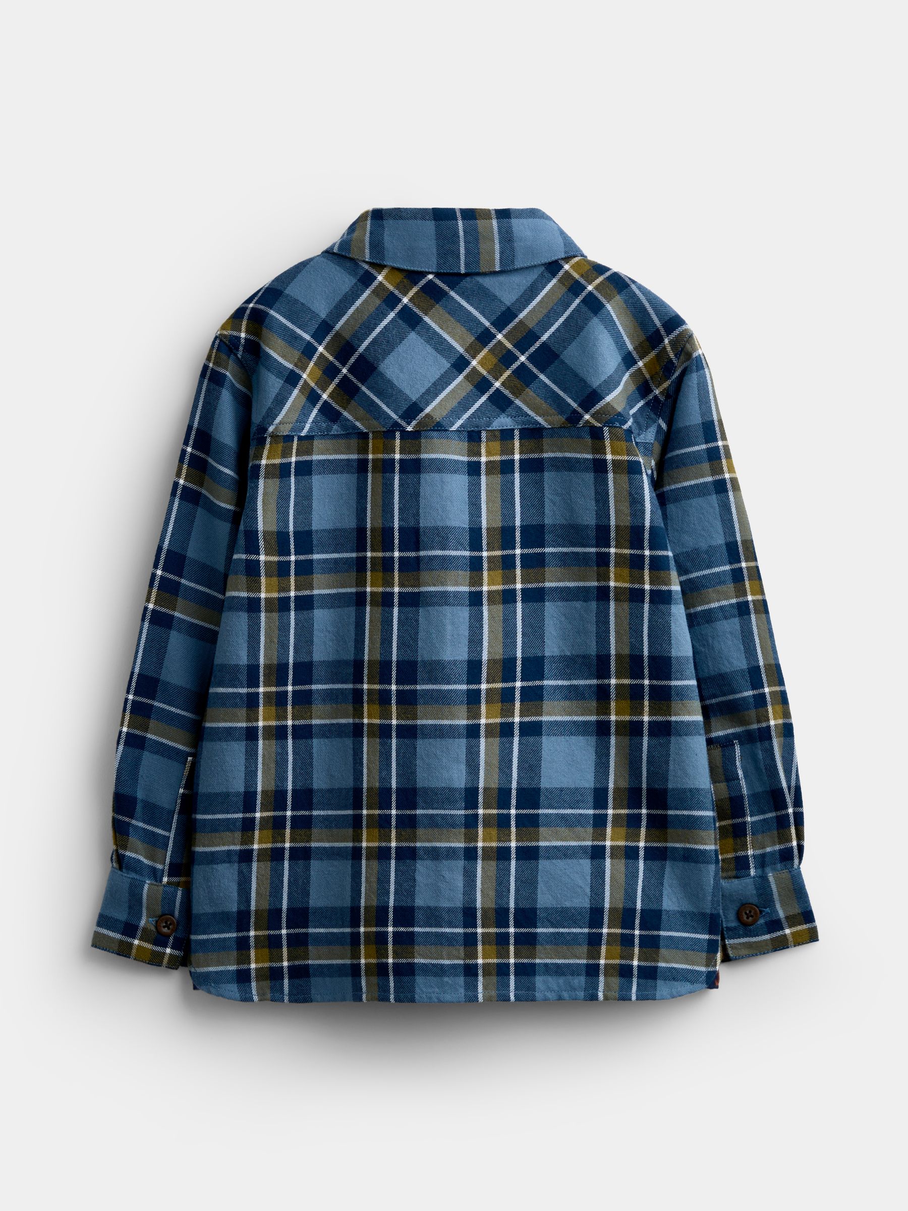 Blue Checked Shirt - Image 2 of 4 Blue Checked Shirt - Image 2 of 4