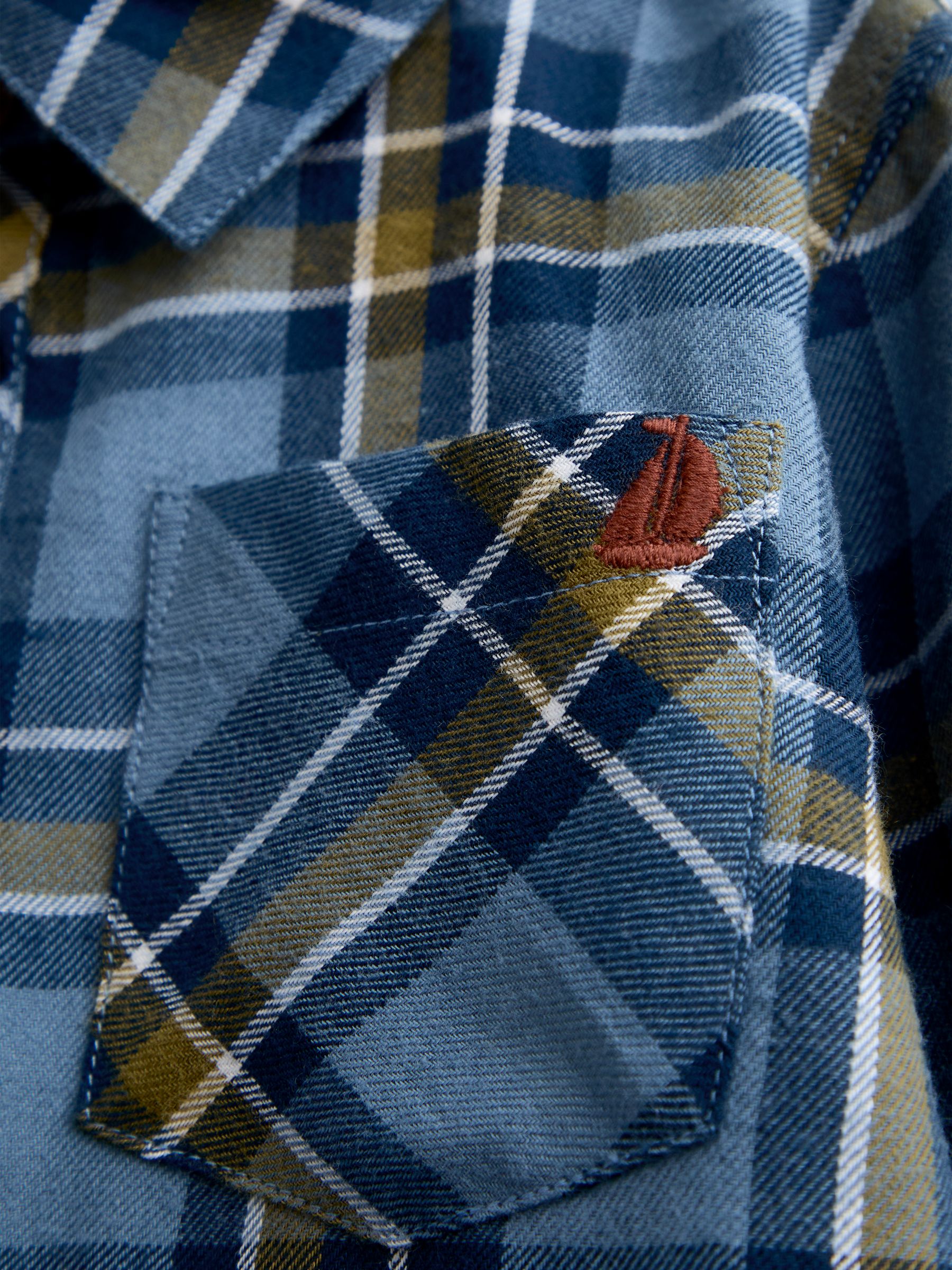 Blue Checked Shirt - Image 3 of 4