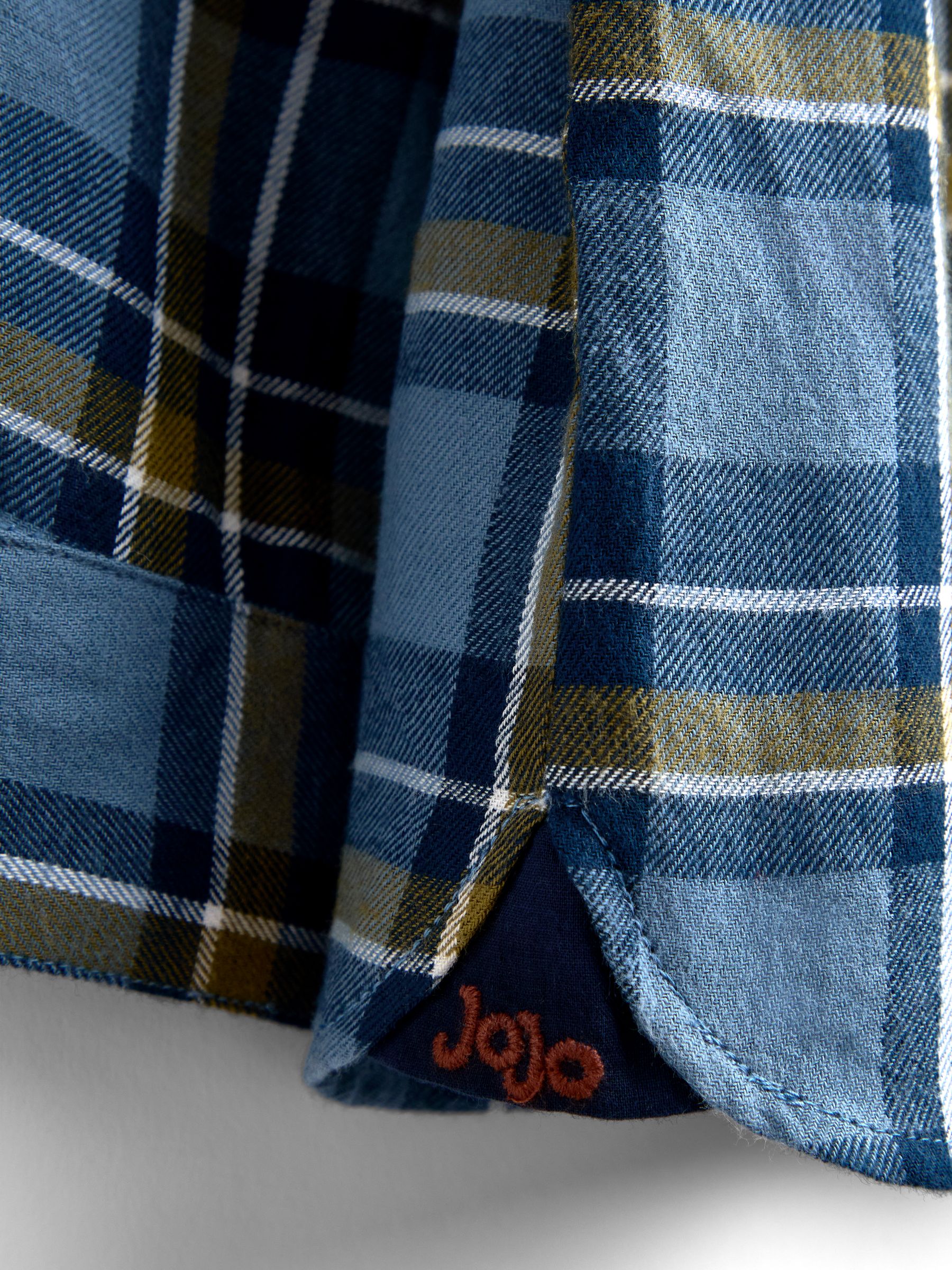 Blue Checked Shirt - Image 4 of 4