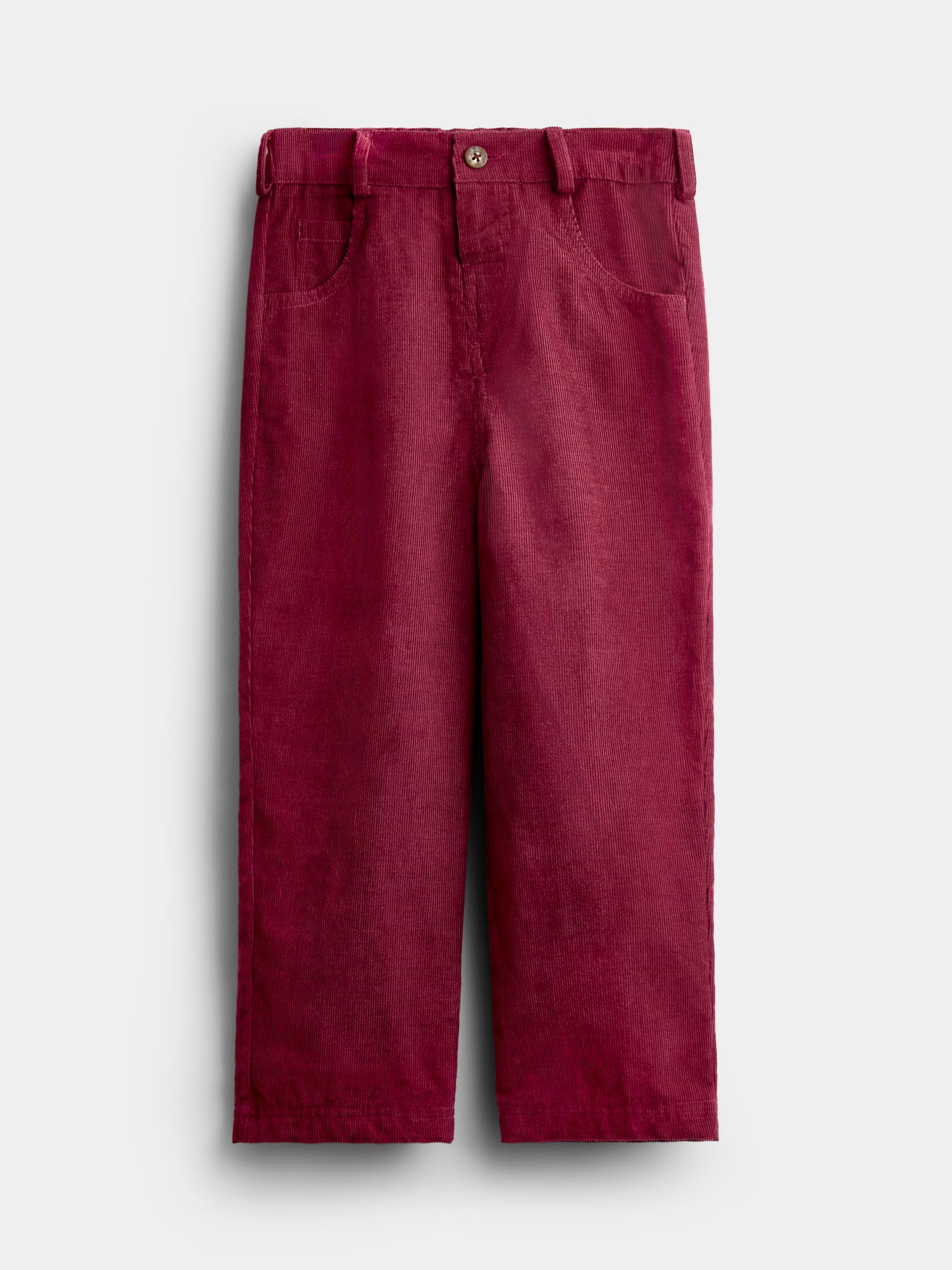 Burgundy Red & Navy Blue 2-Pack Cord Trousers - Image 3 of 7