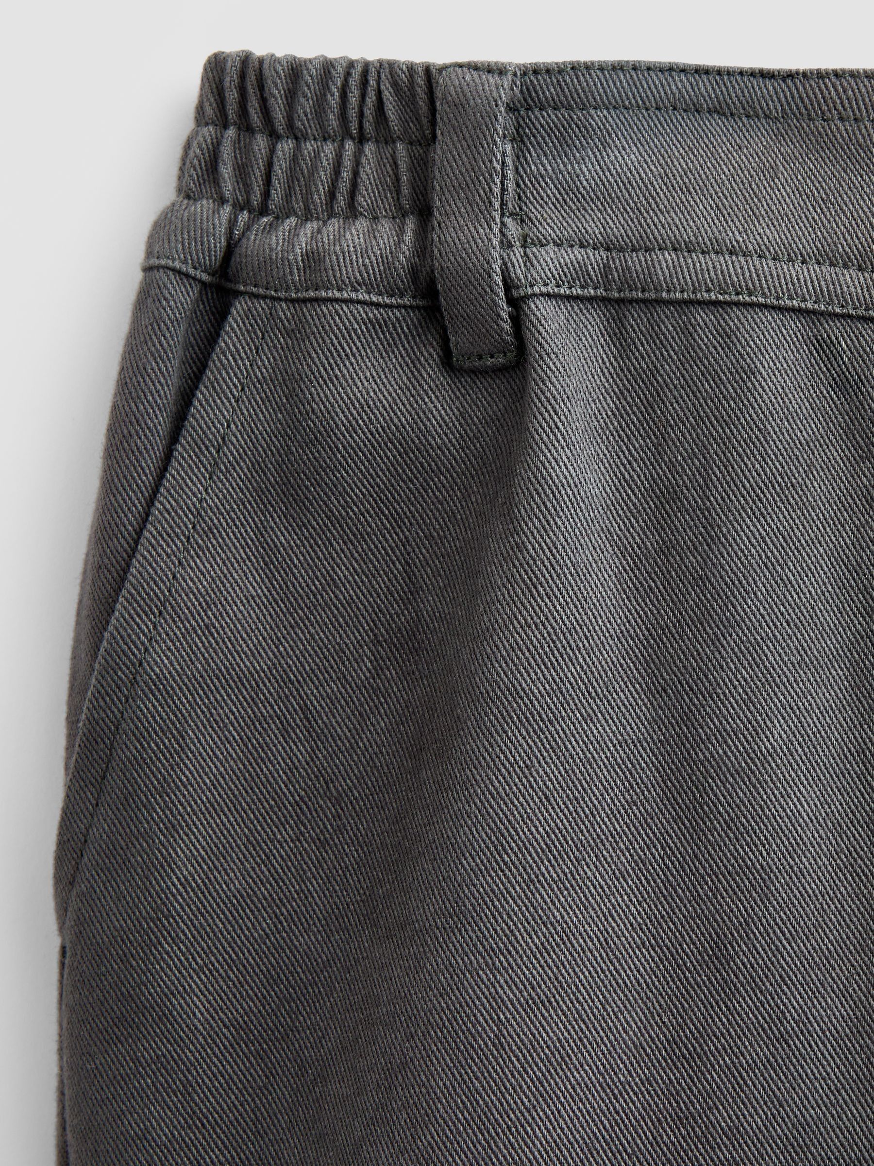 Charcoal Grey Cargo Trousers - Image 3 of 4