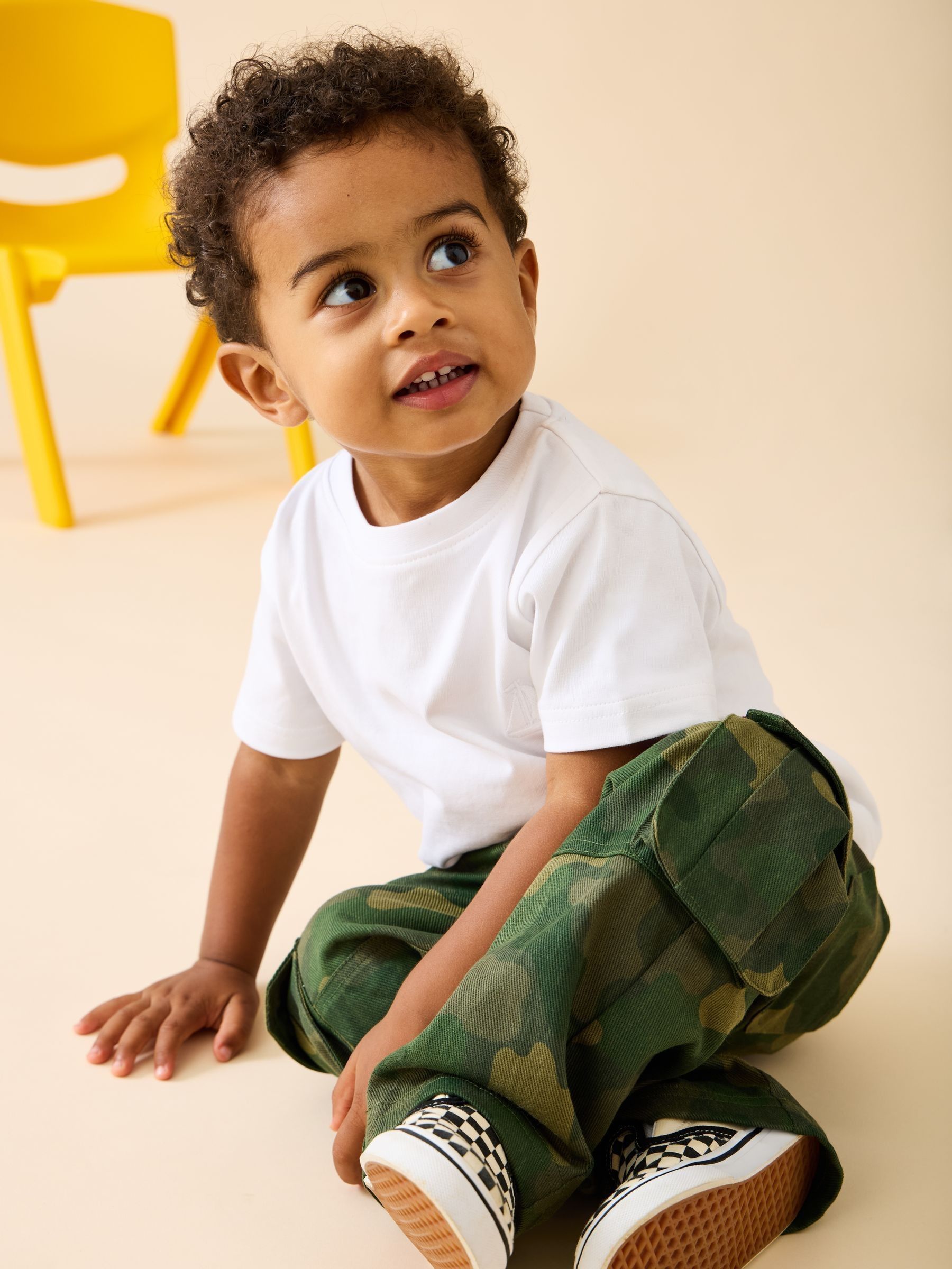 Khaki Green Camo Cargo Trousers - Image 2 of 7 Khaki Green Camo Cargo Trousers - Image 2 of 7