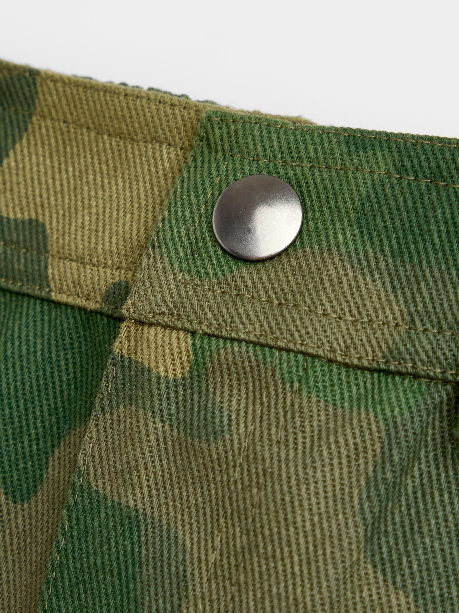 Khaki Green Camo Cargo Trousers - Image 6 of 7
