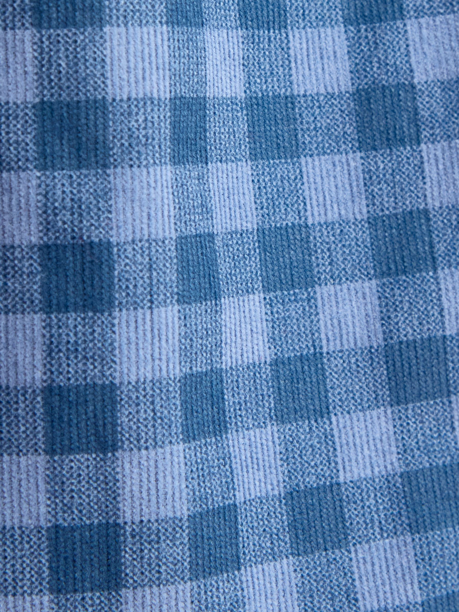 Blue Gingham Relaxed Pull-Up Cord Trousers - Image 3 of 3