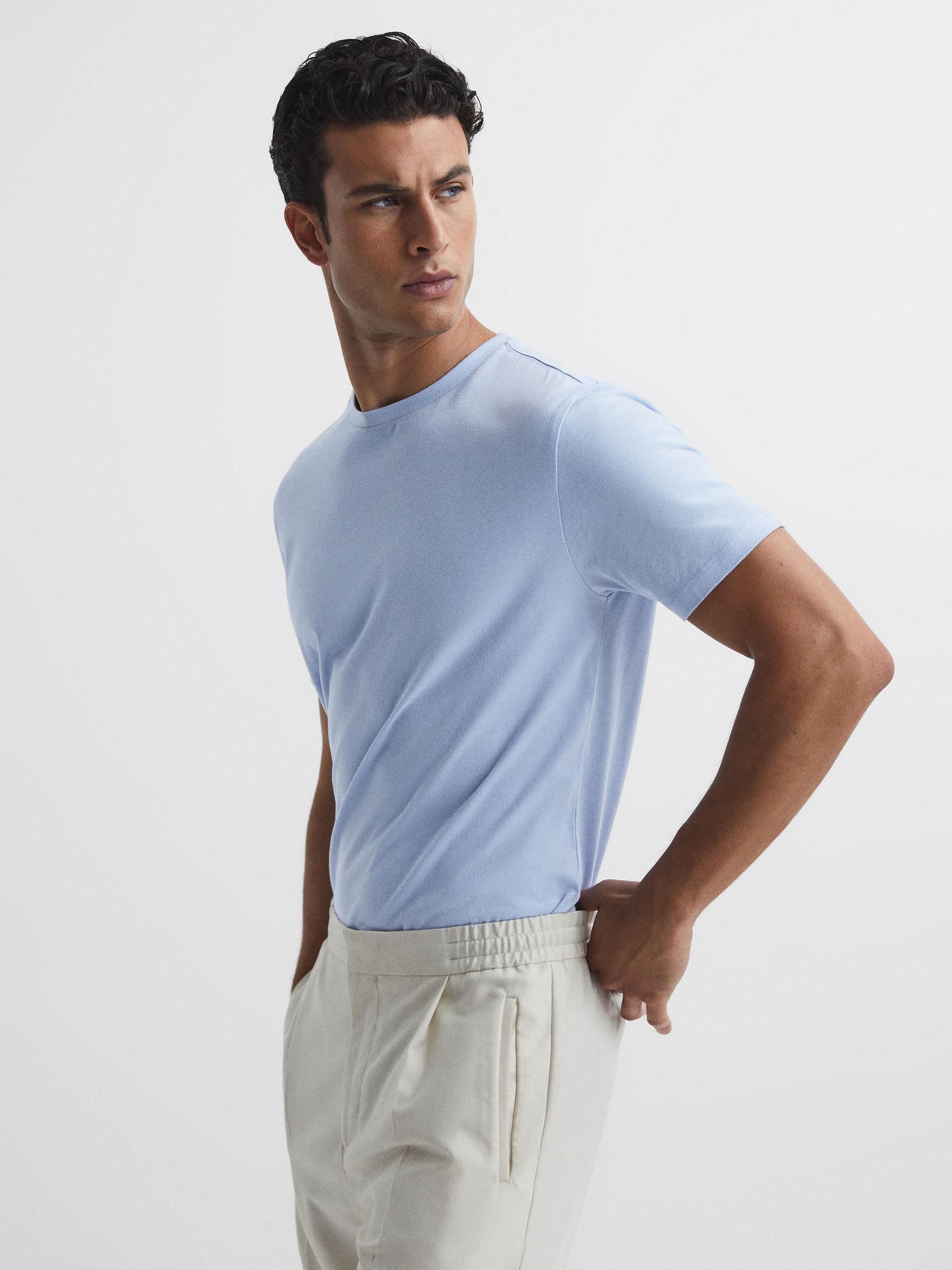 Three Pack Of Crew Neck T-shirts in Neutral - Image 2 of 7