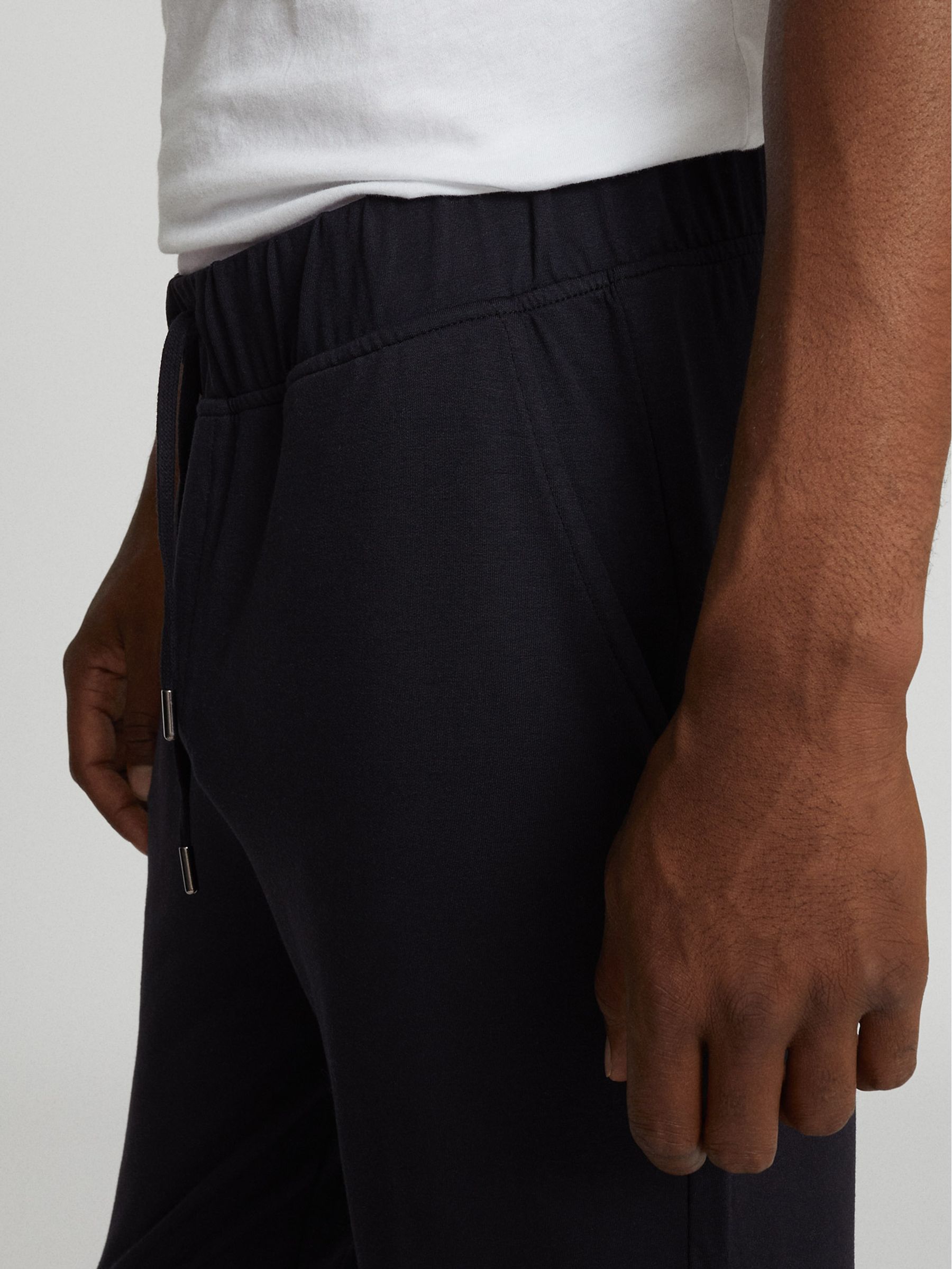 Jersey Tracksuit Joggers in Charcoal - Image 4 of 5