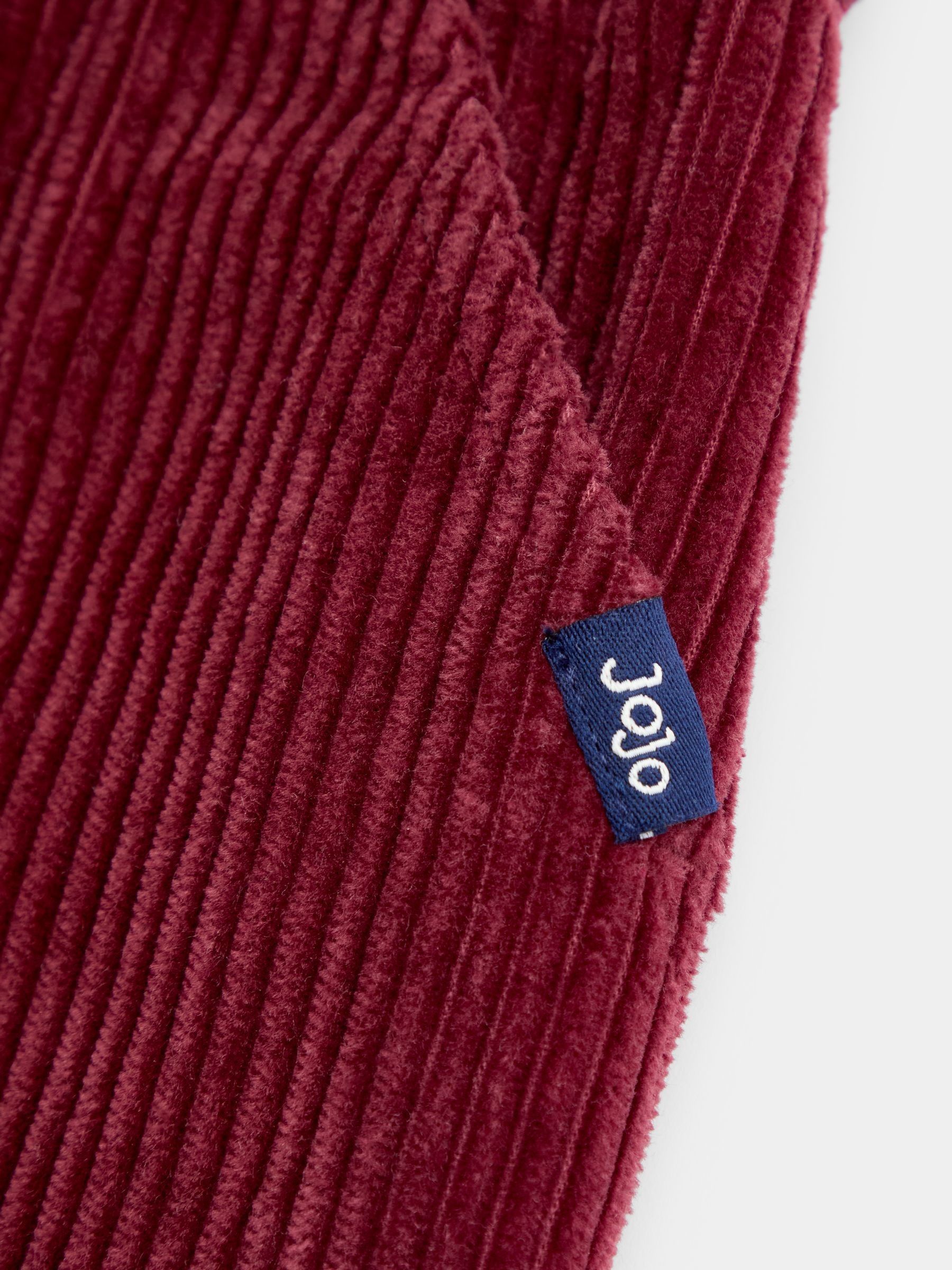 Burgundy Red Cord Pull-Up Trousers - Image 3 of 4