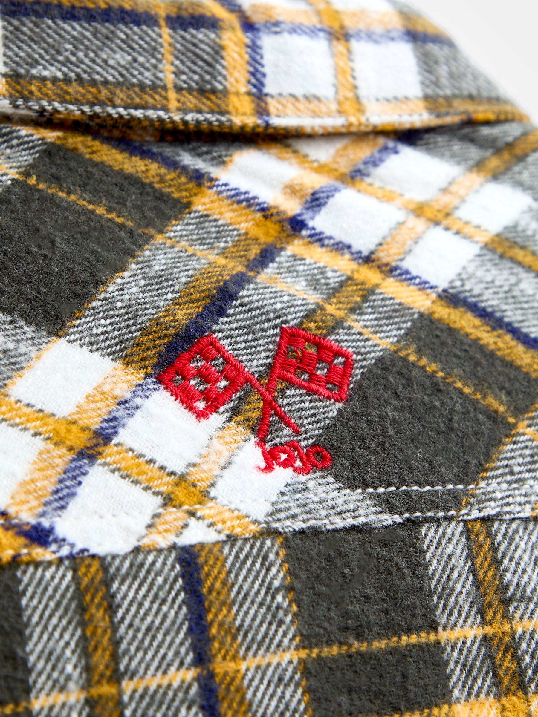 Charcoal Grey Check Race Fleece Lined Shacket - Image 4 of 4