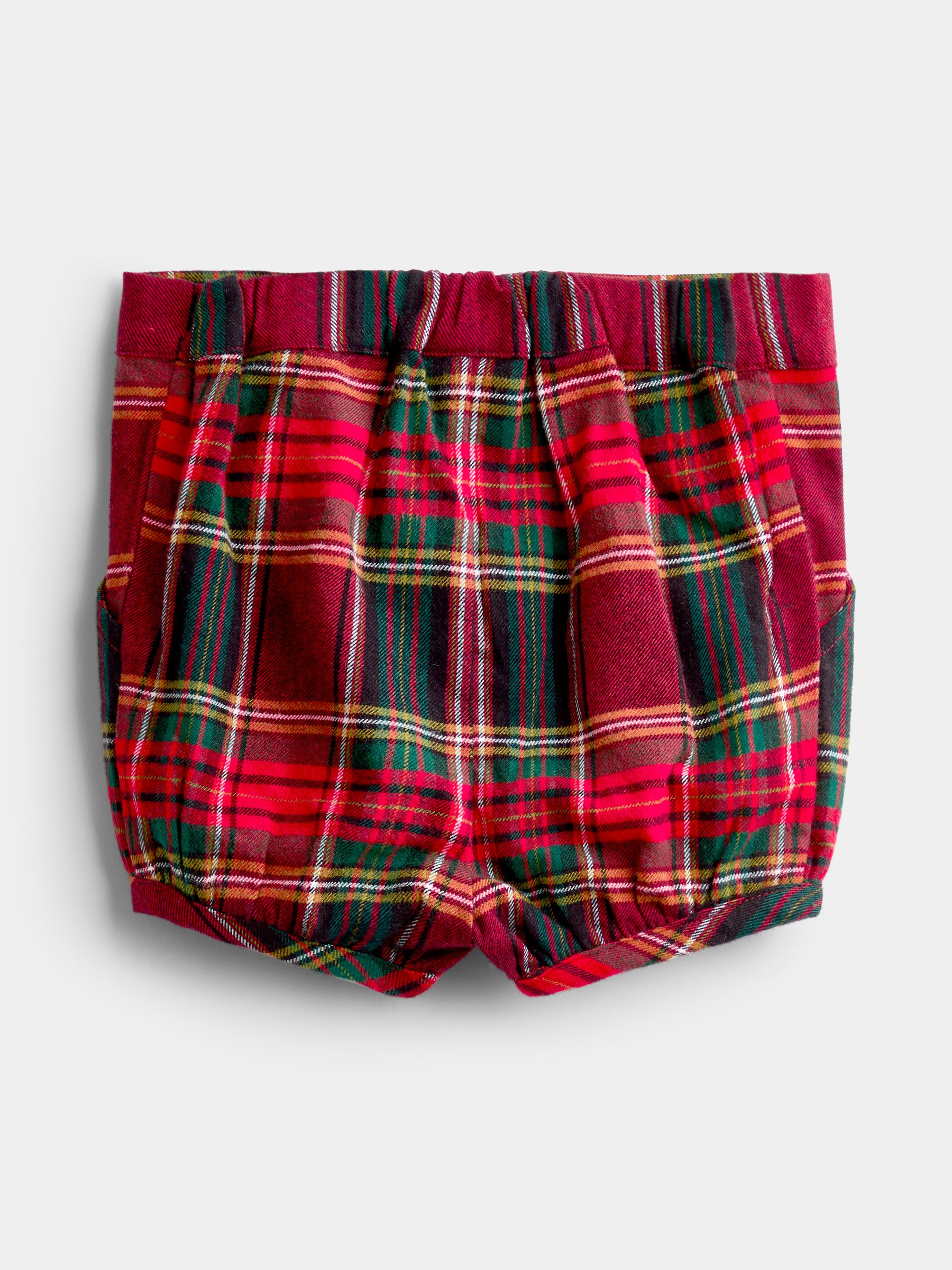 Dark Red Tartan 2-Piece Classic Body & Tartan Short Set - Image 5 of 7