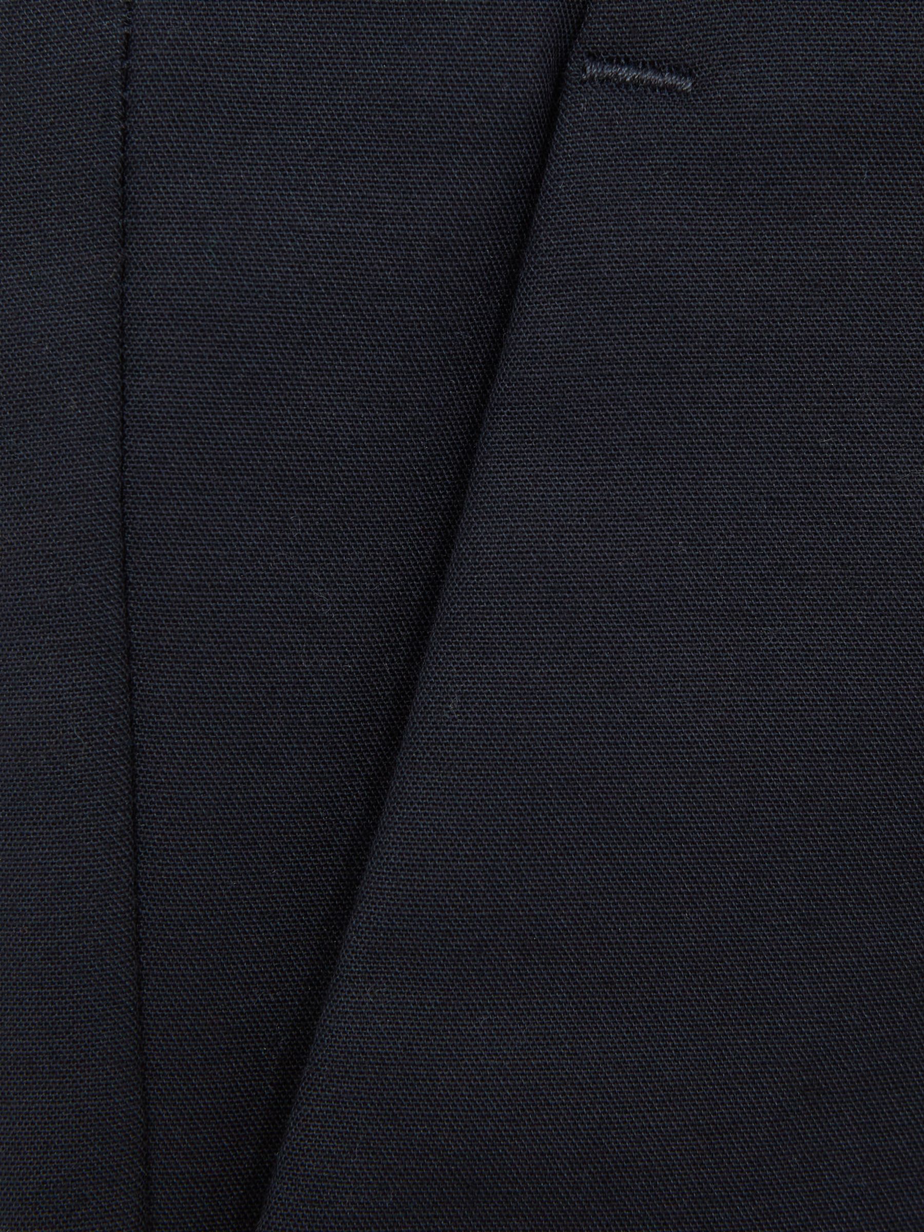 Stretch Cotton Chinos in Navy - Image 6 of 6