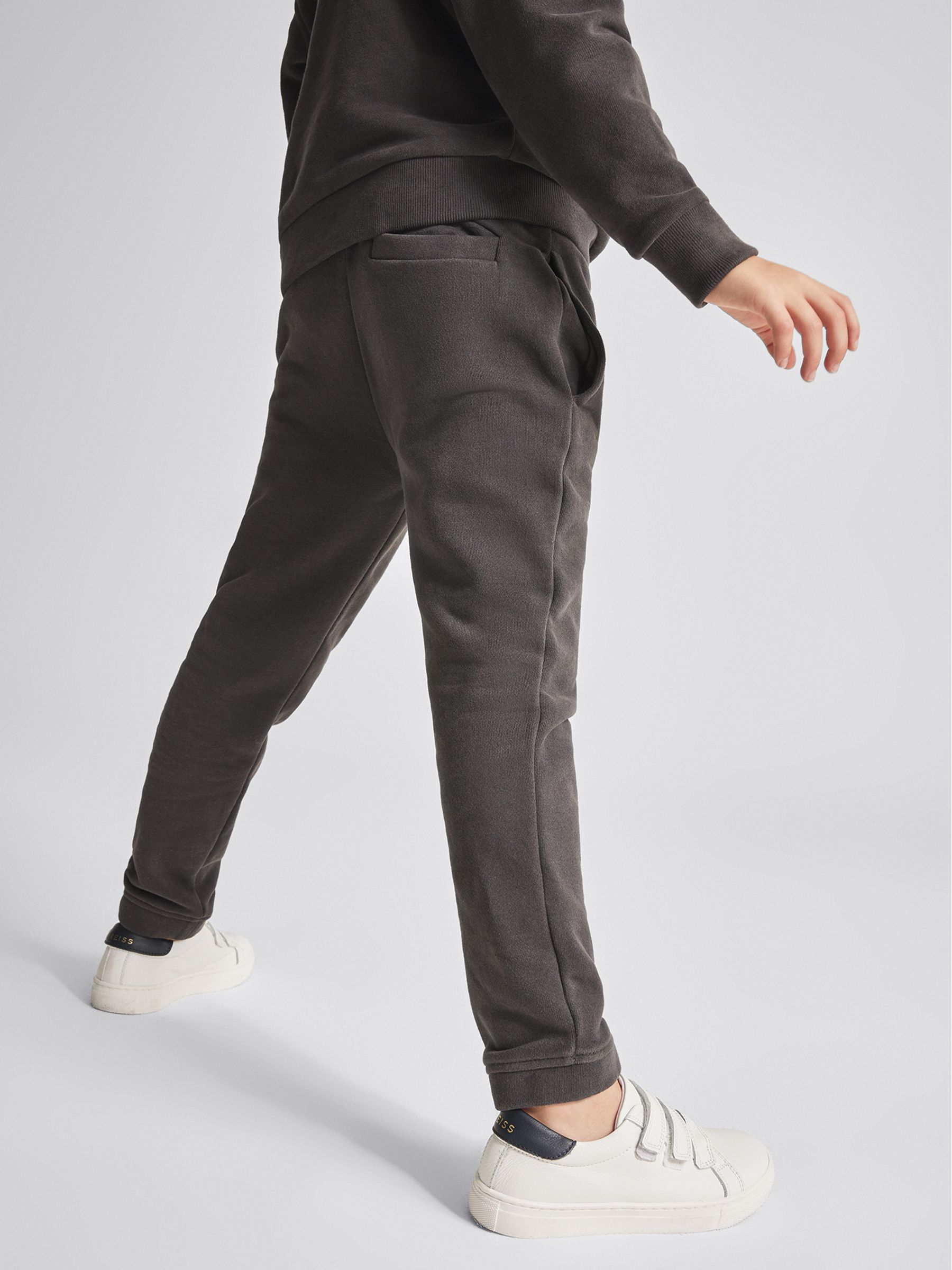 Oversize-Kapuzensweatshirt aus Baumwoll-Jersey, Washed Black - Bild 3 von 6