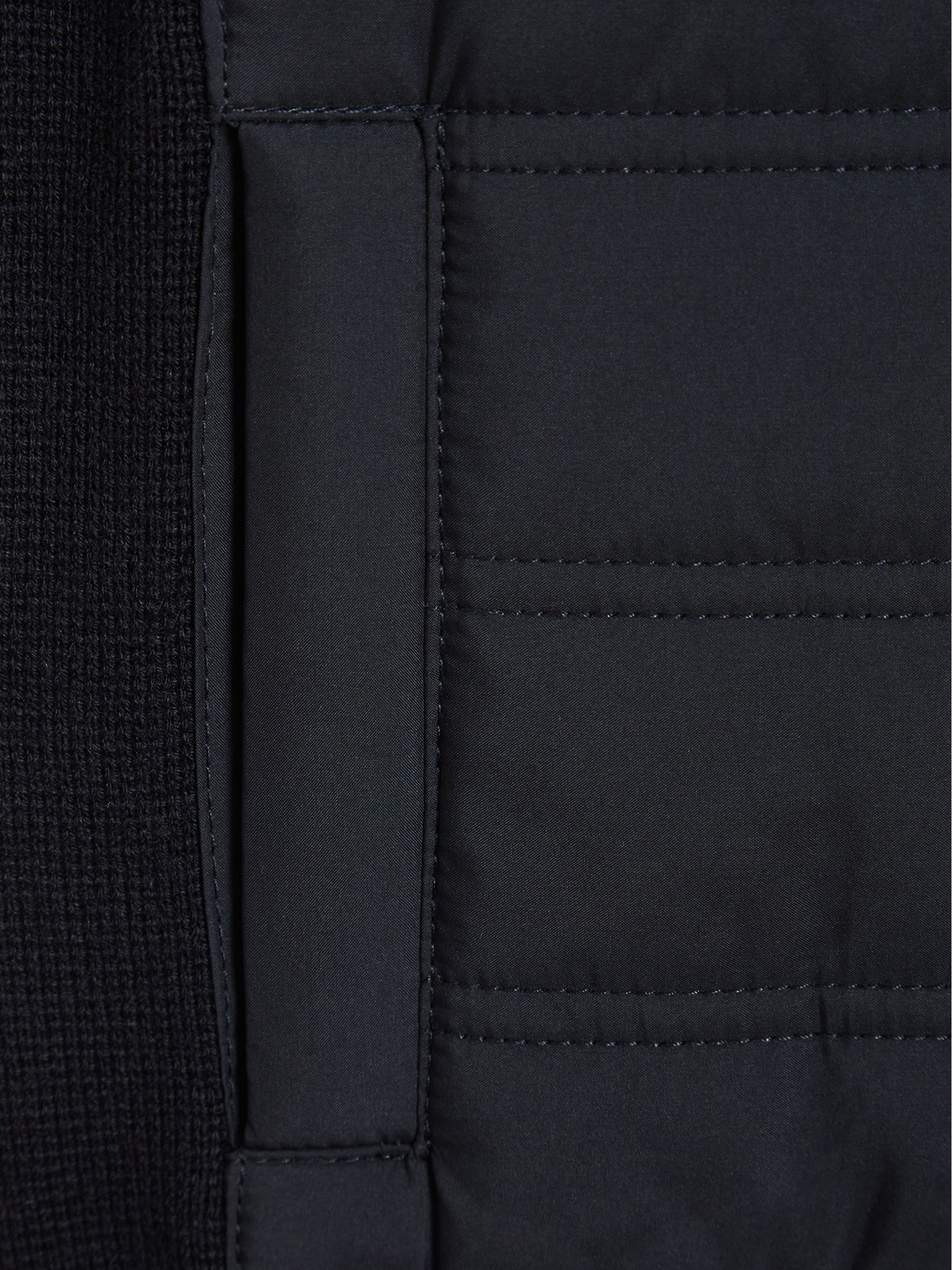 Junior Quilted Gilet in Navy Blue - Image 6 of 6