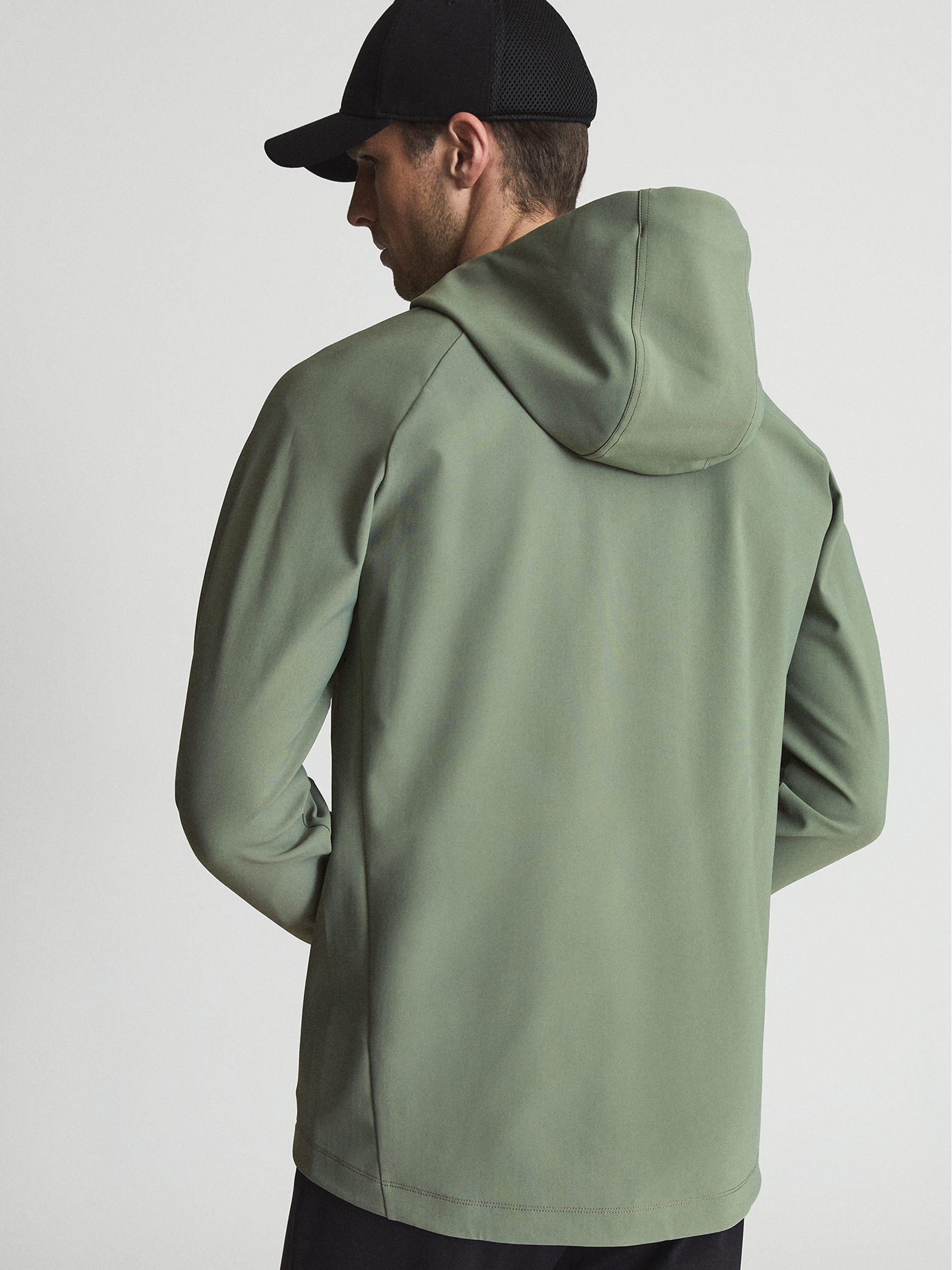 Castore Bonded Running Jacket in Khaki - Image 5 of 7