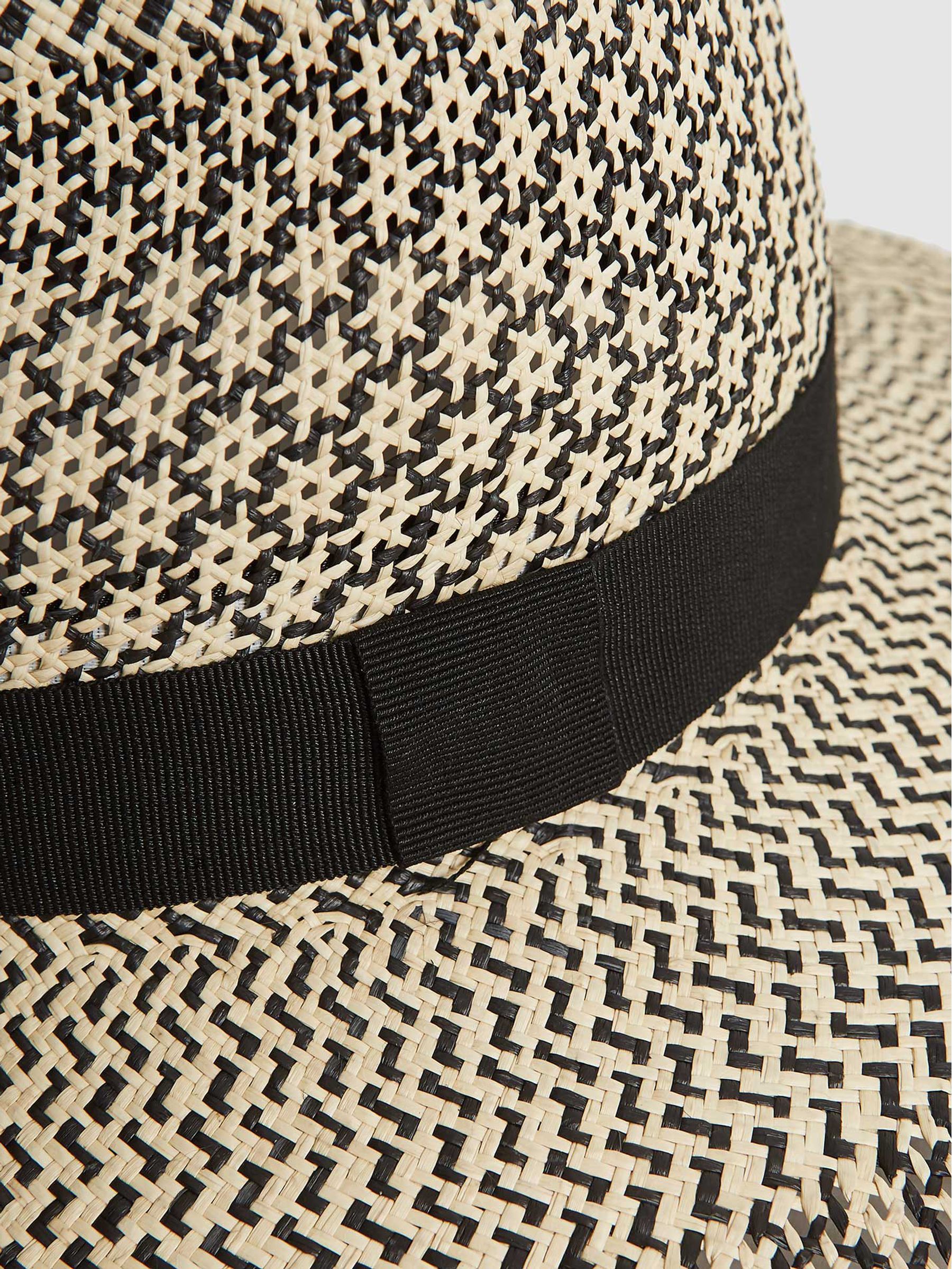 Star Weave Panama Hat in Neutral - Image 4 of 4