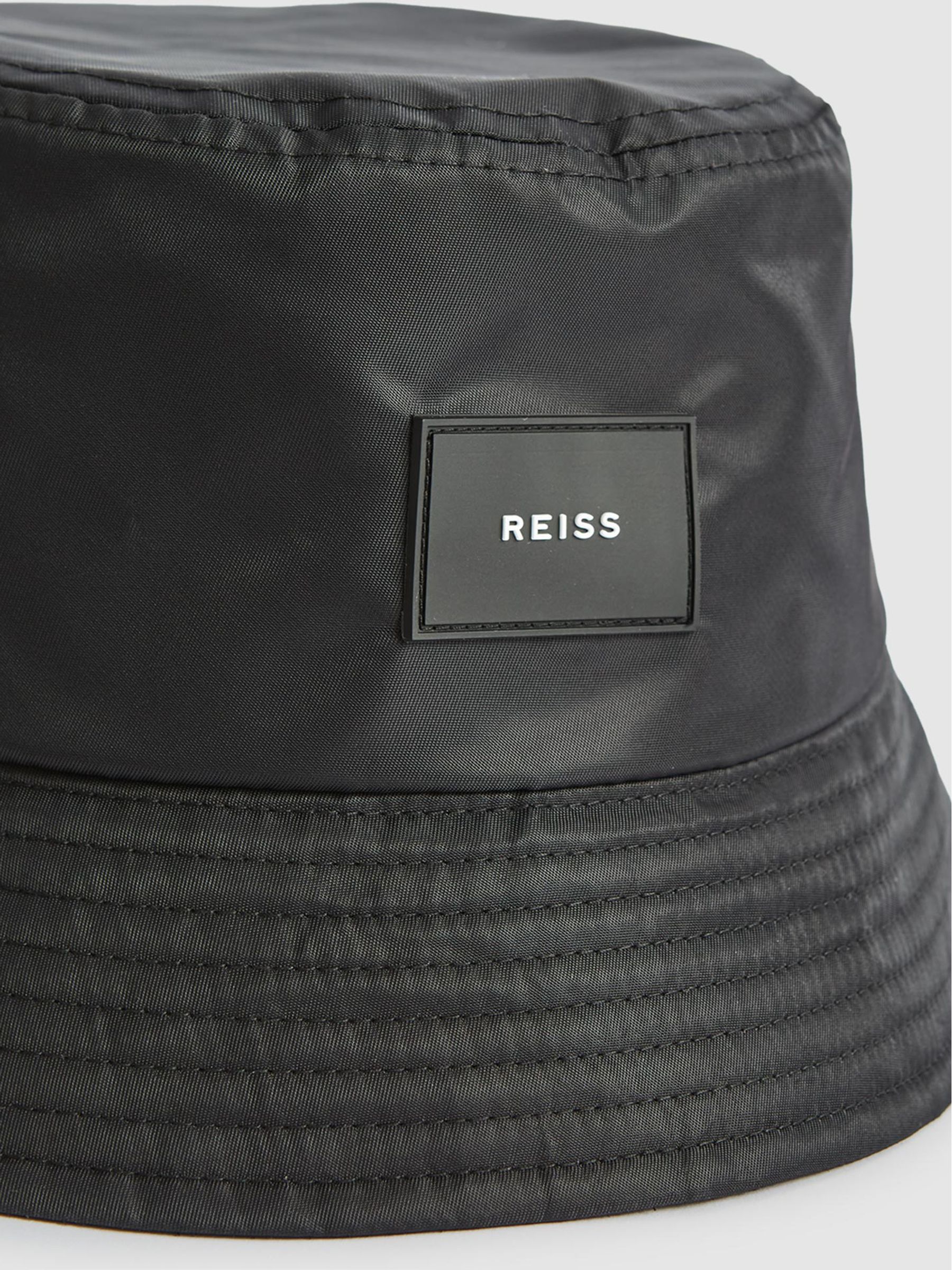 Canvas Bucket Hat in Black - Image 5 of 5
