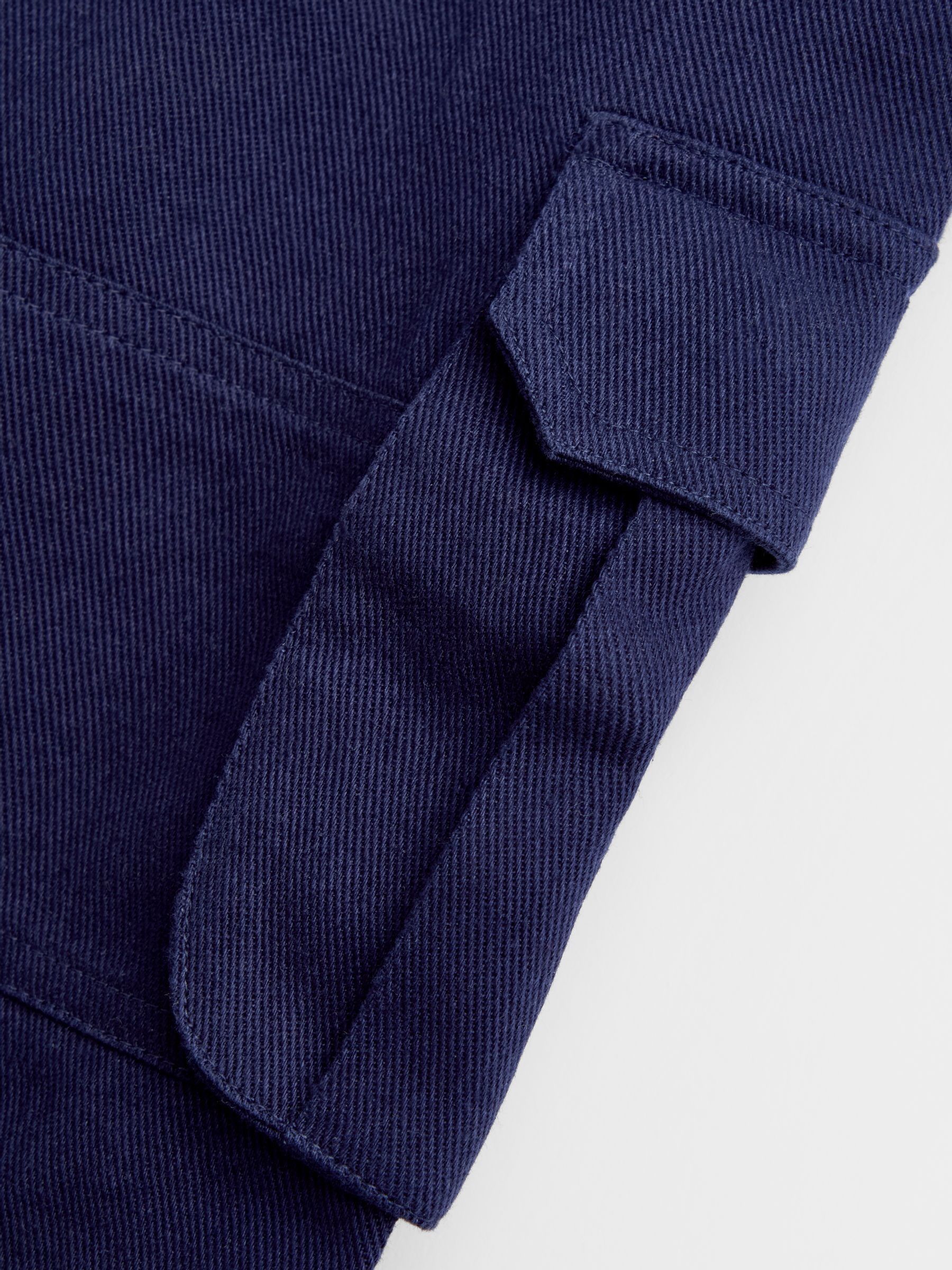 Navy Blue Cargo Trousers - Image 3 of 4