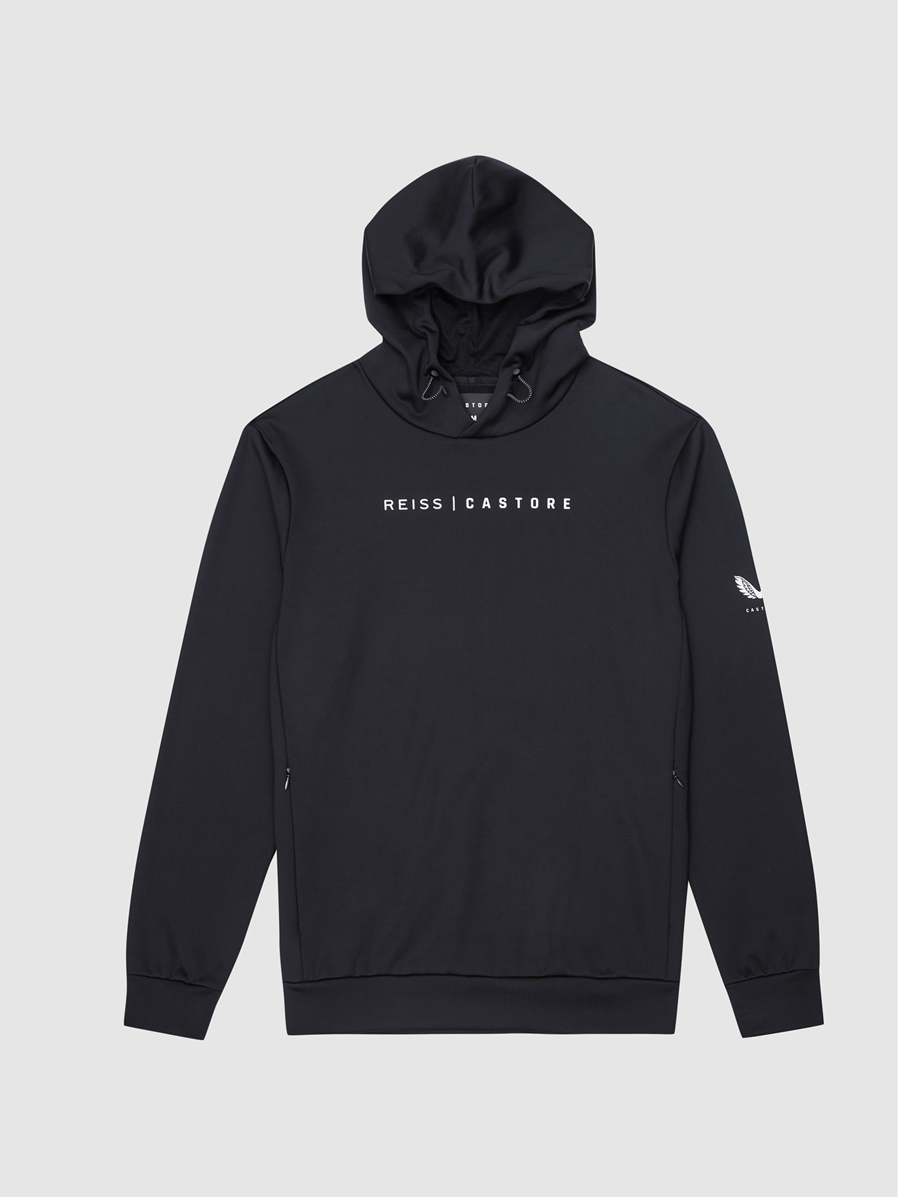 Castore Weatherproof Hoodie in Navy - Image 2 of 7
