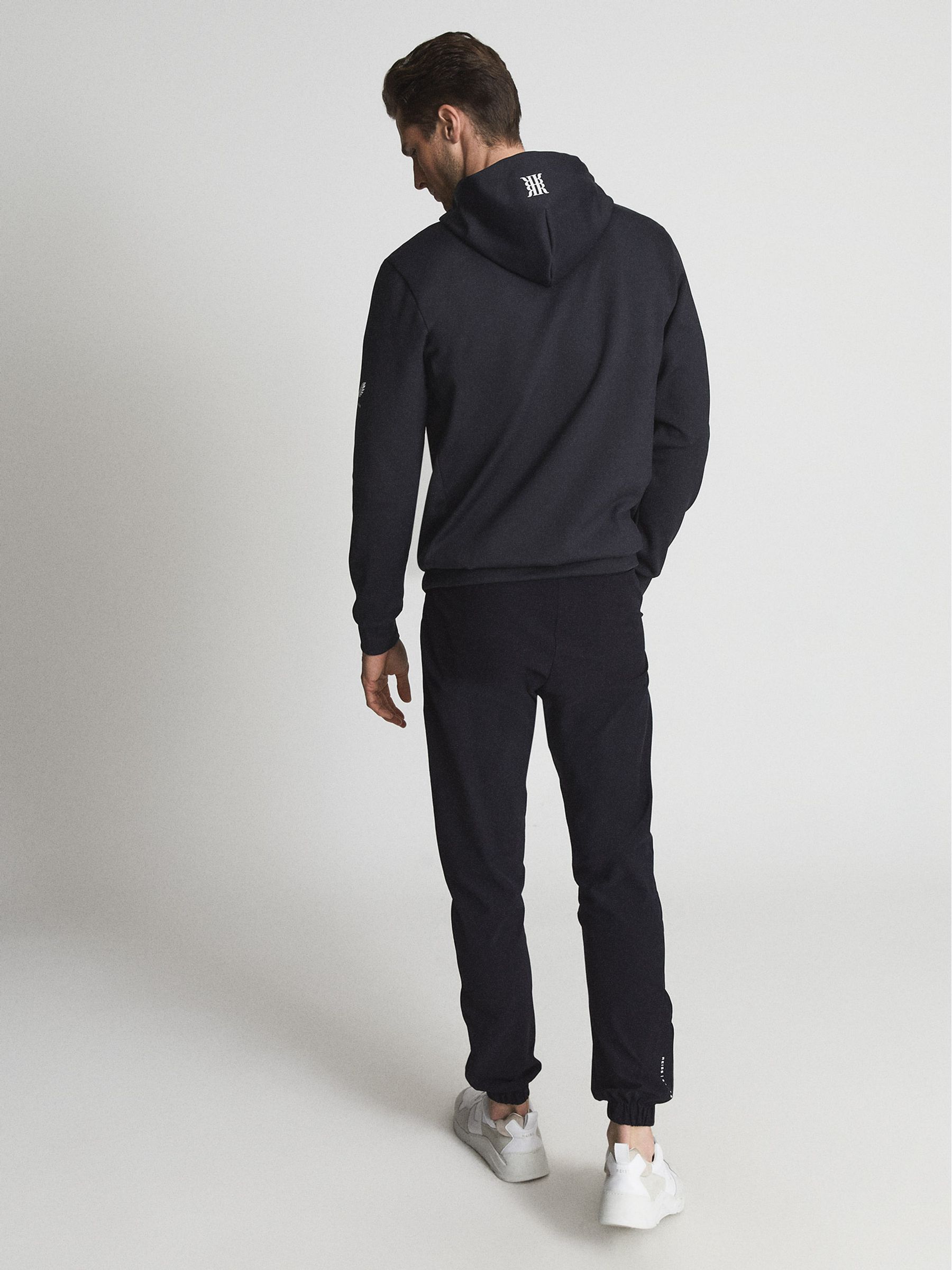 Castore Weatherproof Hoodie in Navy - Image 6 of 7
