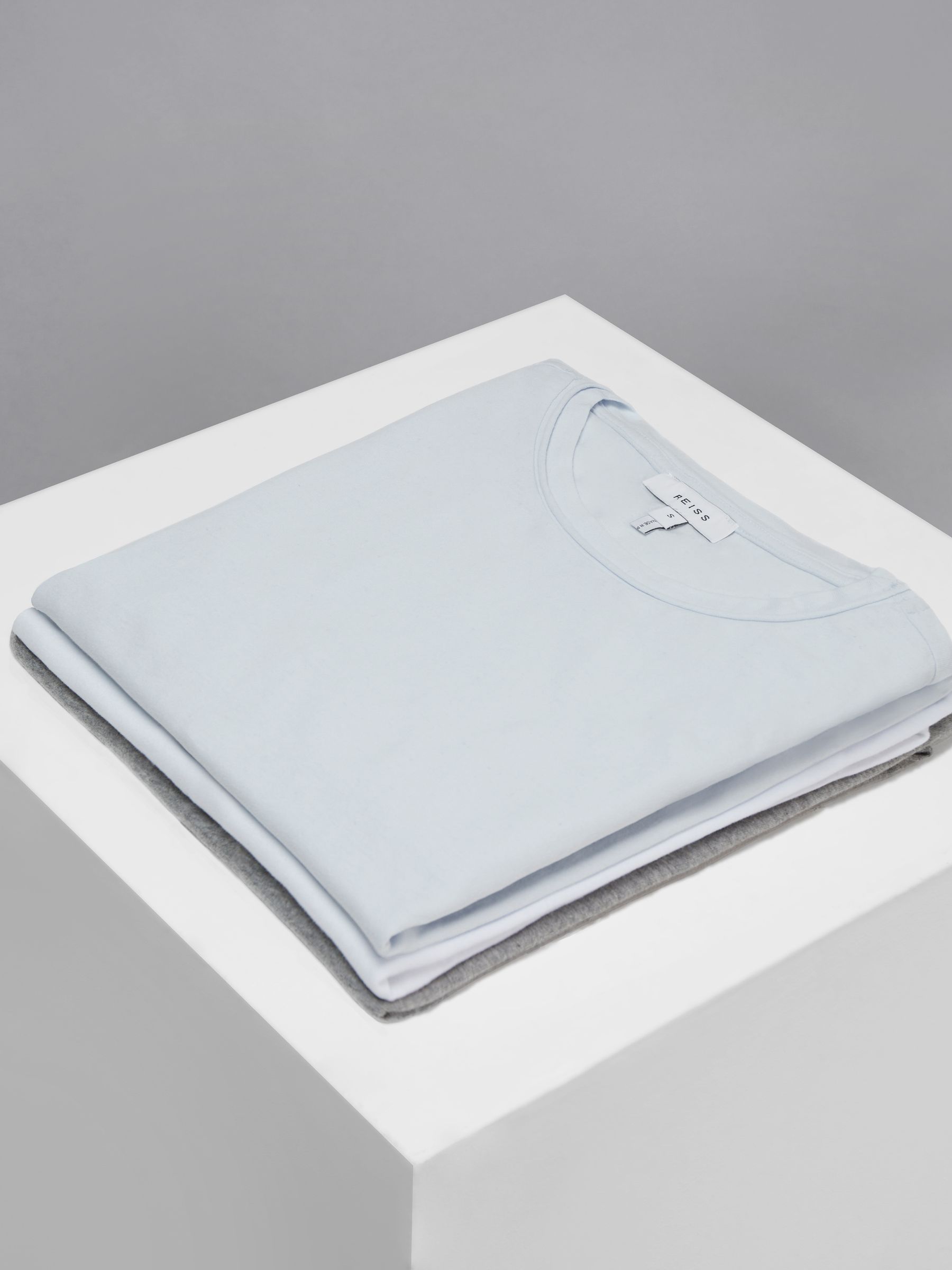 Crew Neck T-Shirts 3 Pack in Multi - Image 1 of 7 Crew Neck T-Shirts 3 Pack in Multi - Image 1 of 7