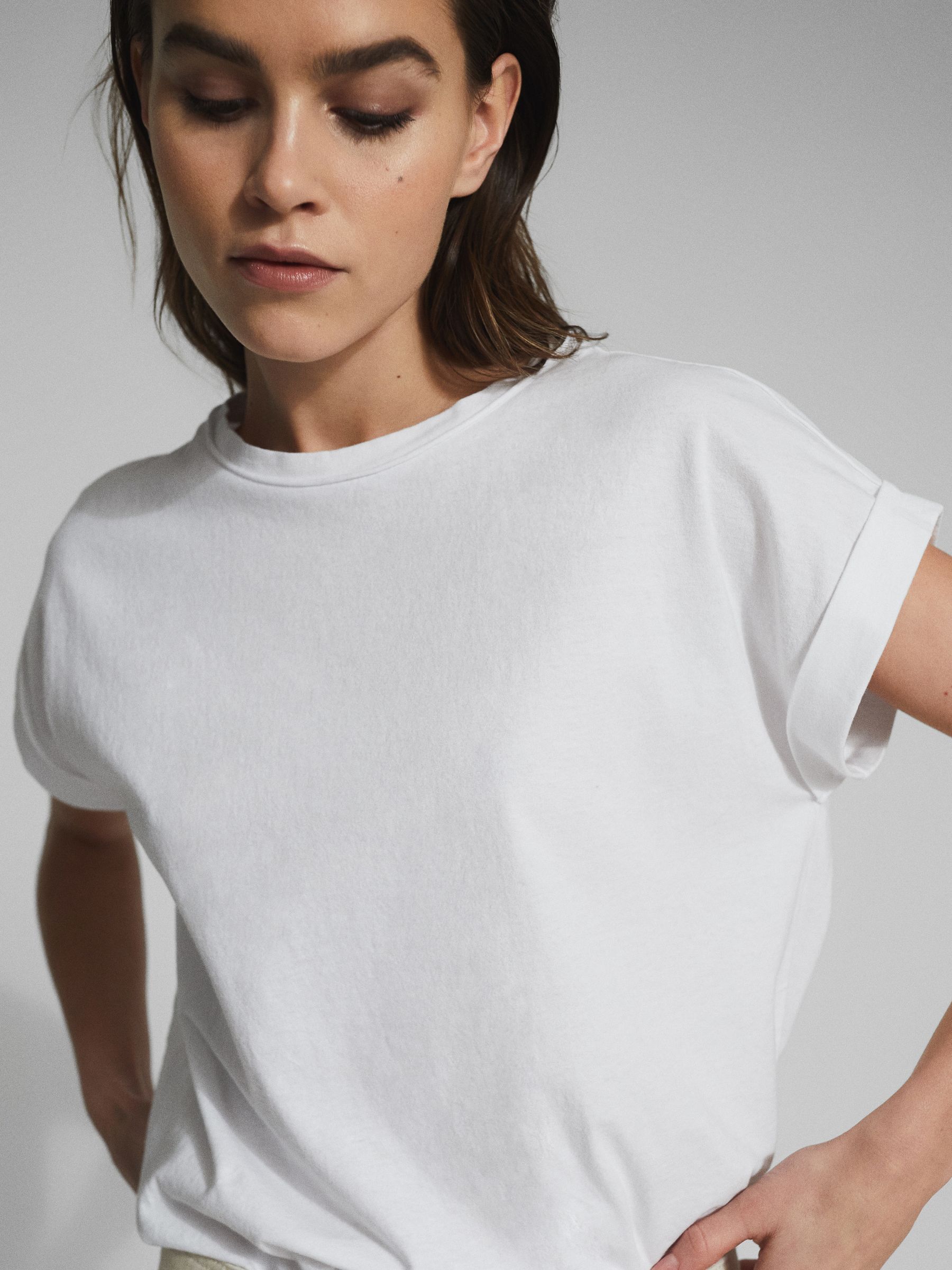 Crew Neck T-Shirts 3 Pack in Multi - Image 6 of 7