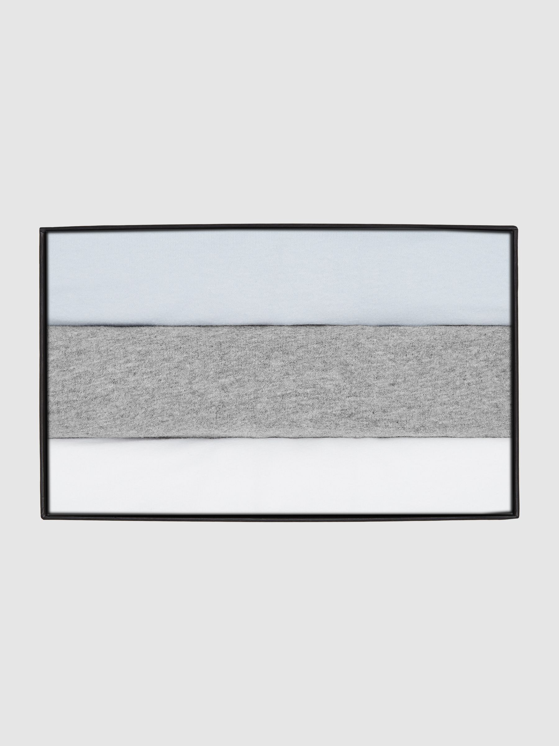 Crew Neck T-Shirts 3 Pack in Multi - Image 7 of 7