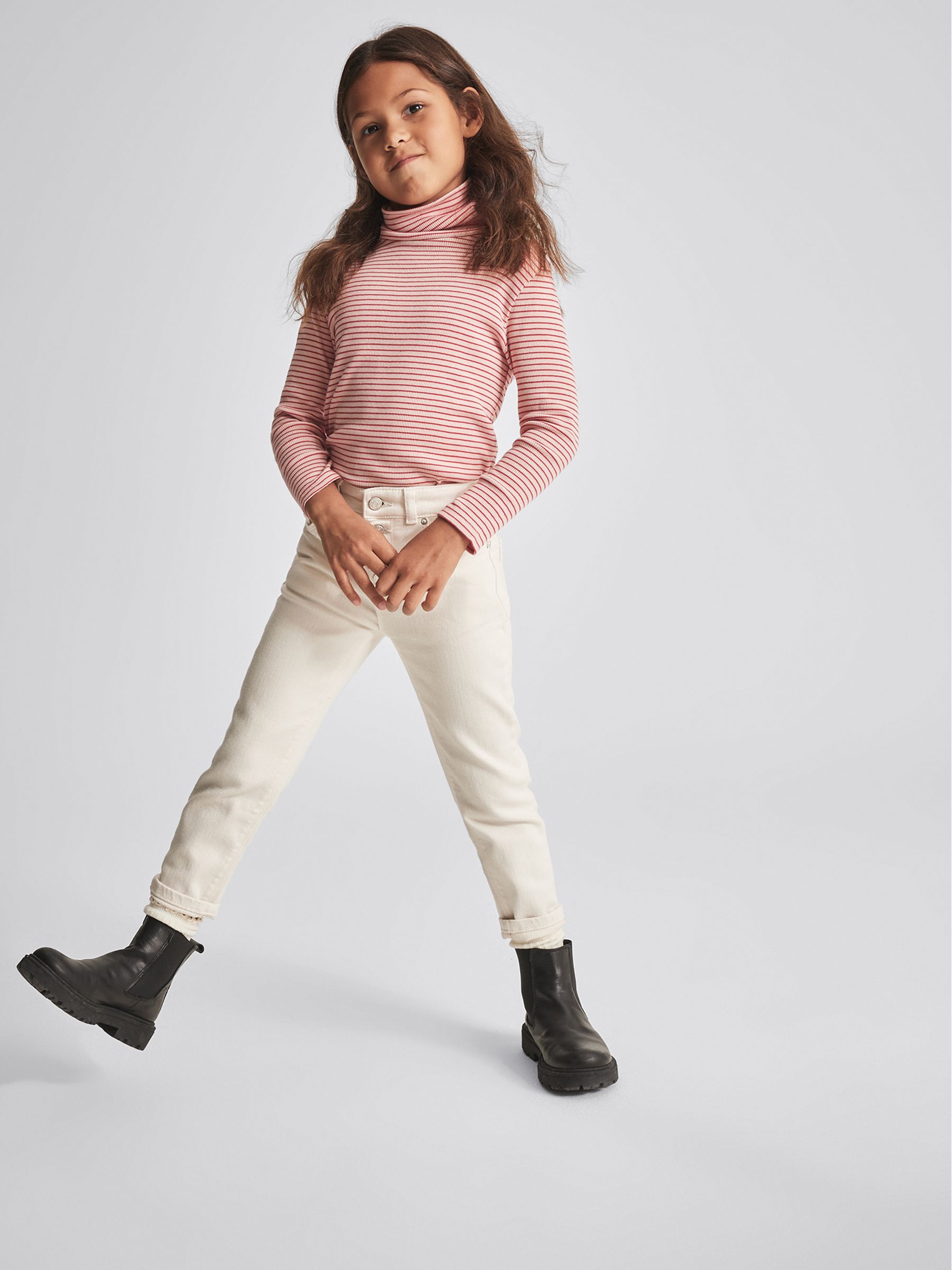 Slim Jeans in Off White - Image 1 of 1 Slim Jeans in Off White - Image 1 of 1