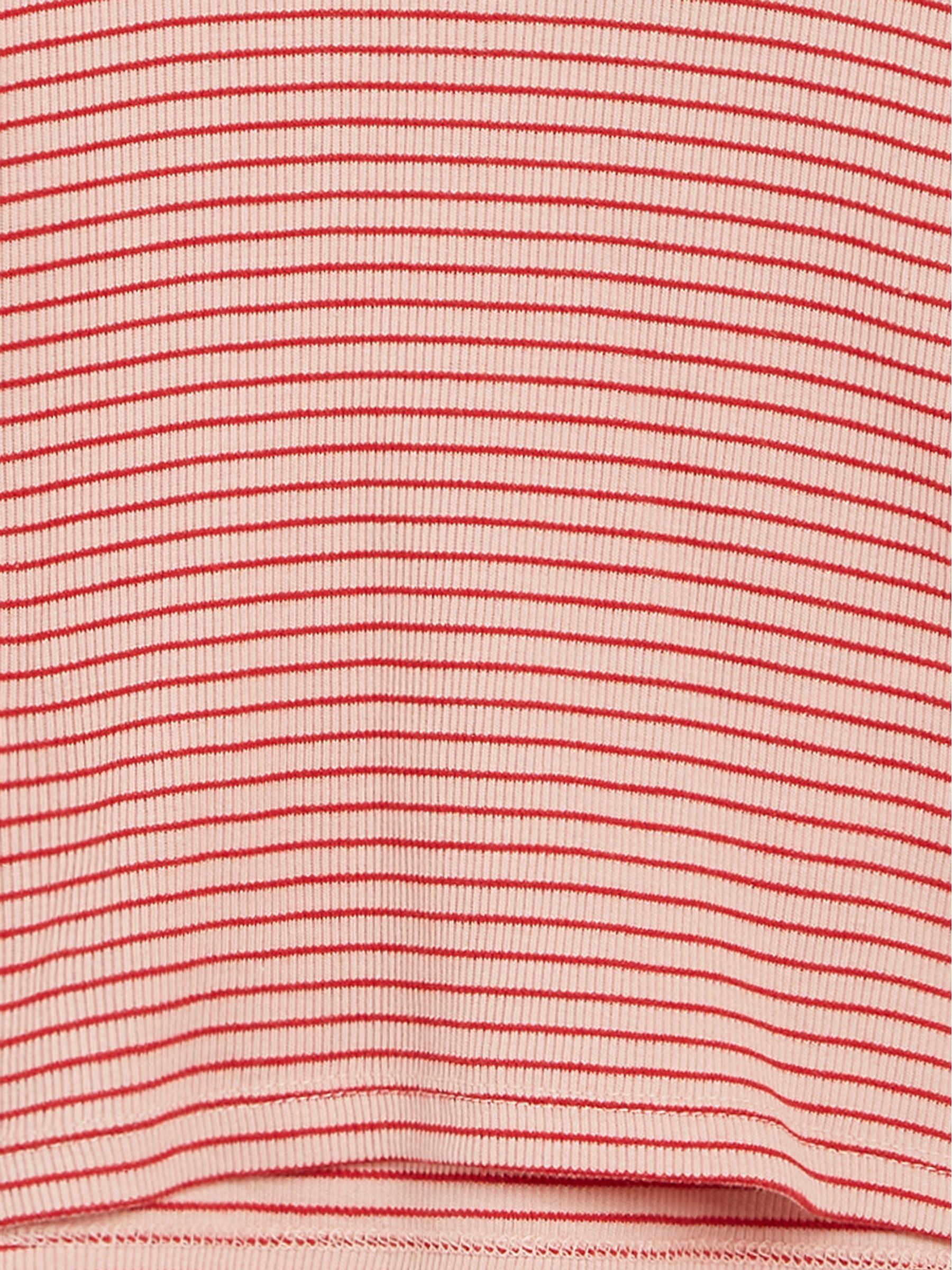 Striped Roll Neck Top in Red - Image 6 of 6