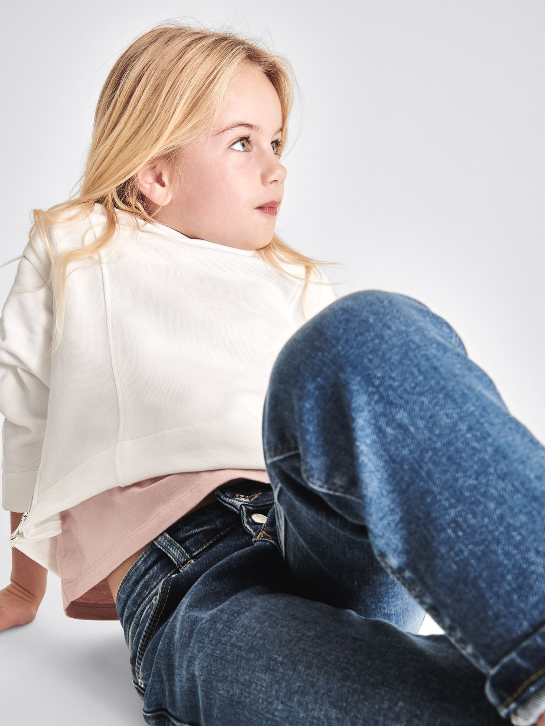 Jersey Hoodie in White - Image 7 of 7