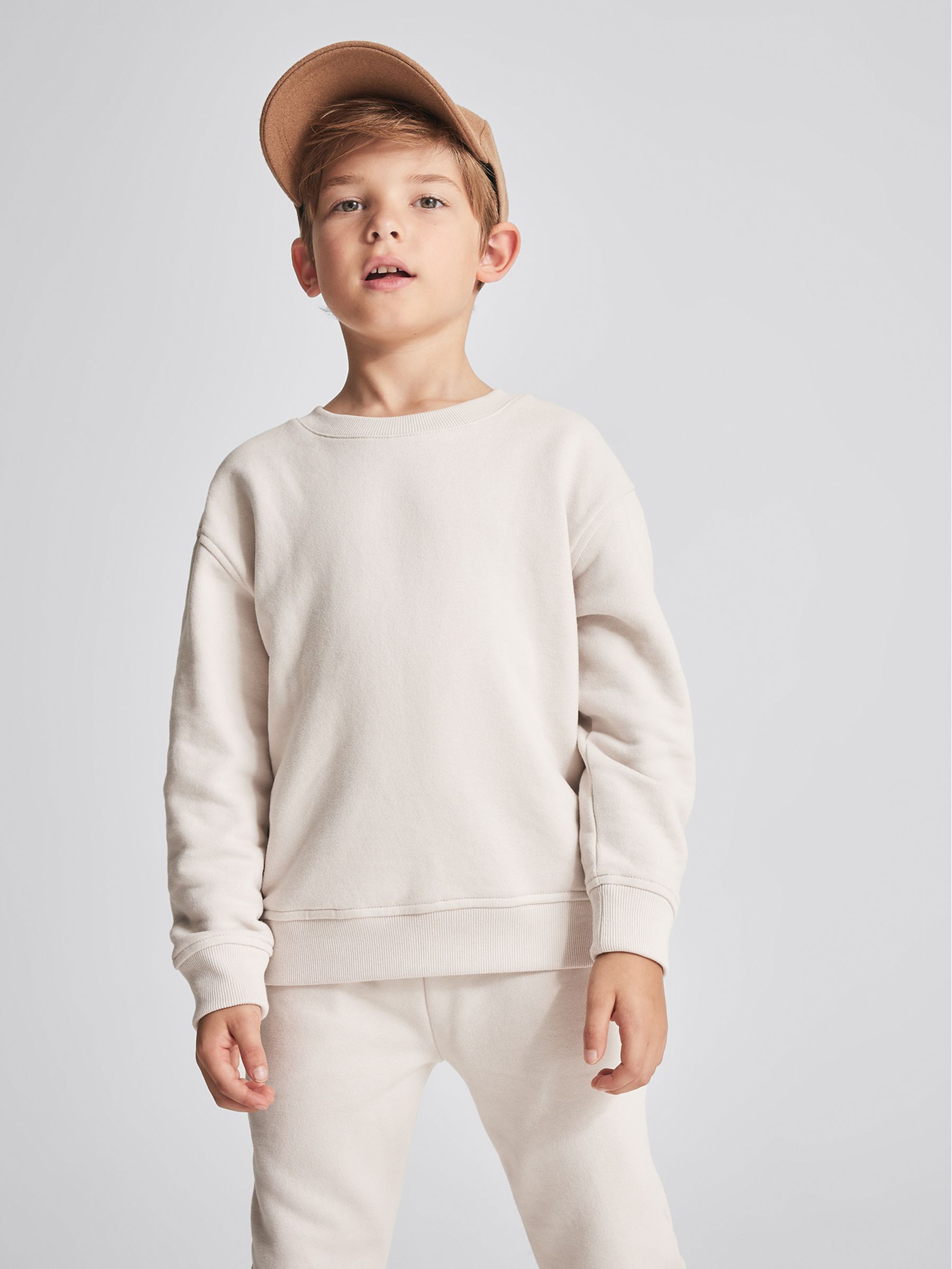 Felted Cap in Camel - Image 1 of 6