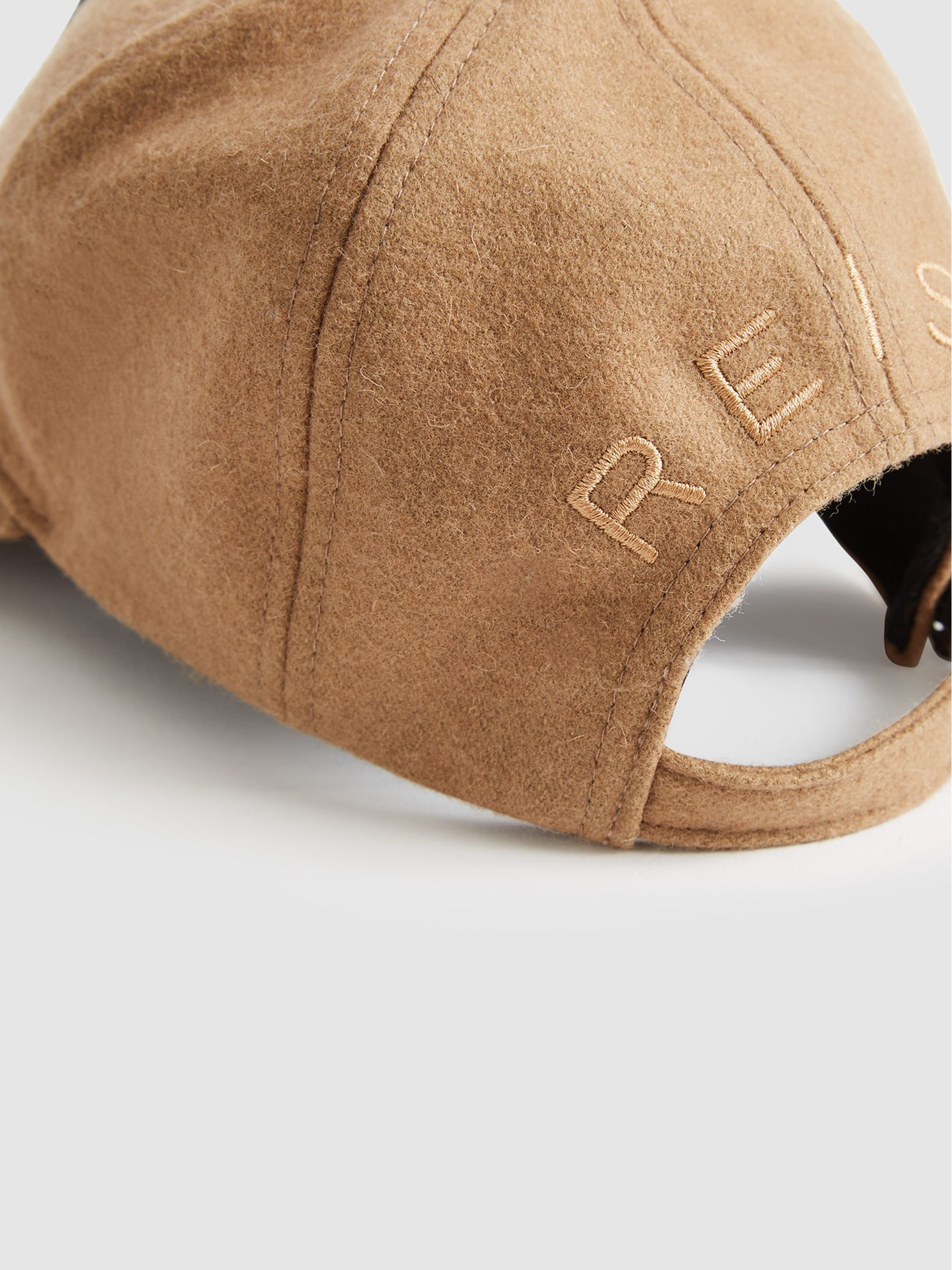 Felted Cap in Camel - Image 4 of 6