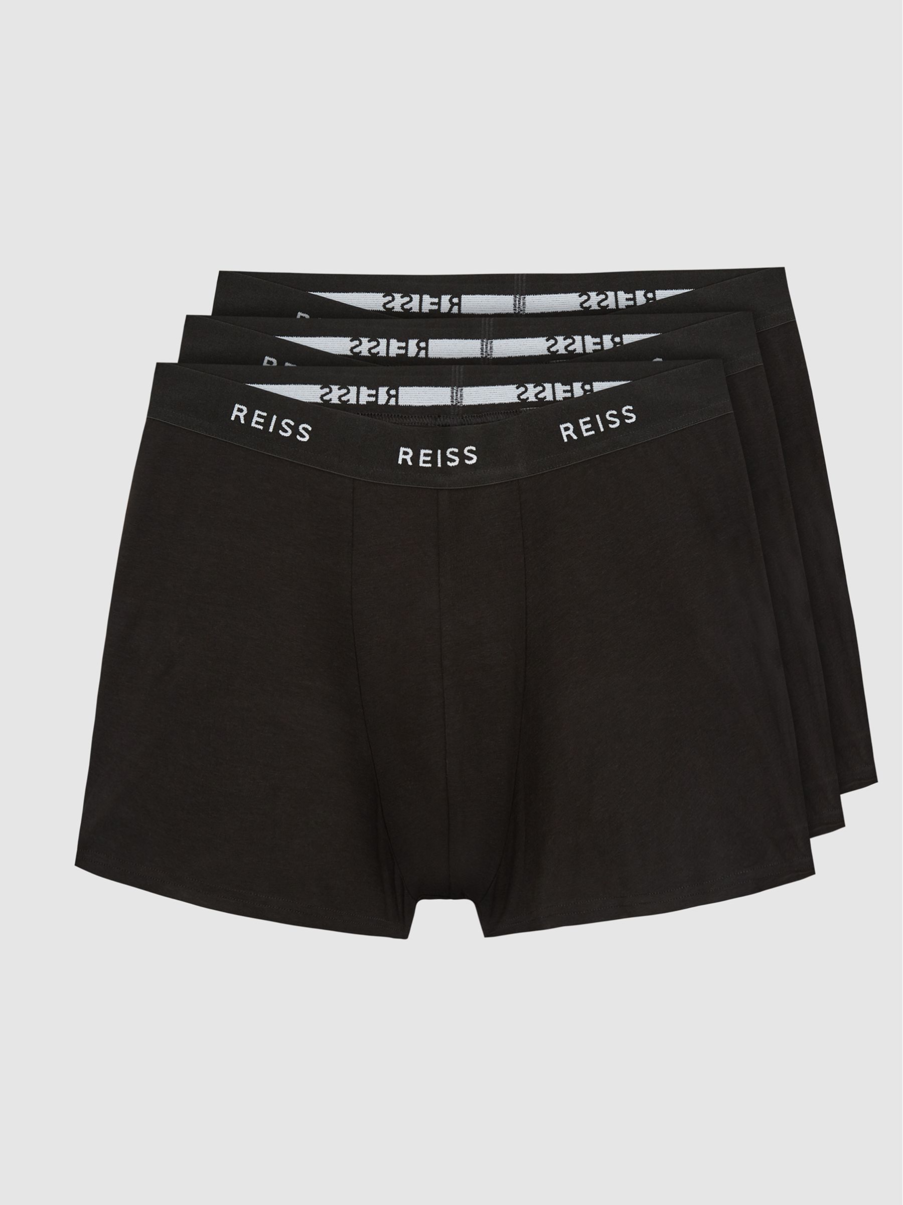 Boxershorts aus Bio-Baumwolle, Dreierpack, Schwarz - Bild 2 von 7