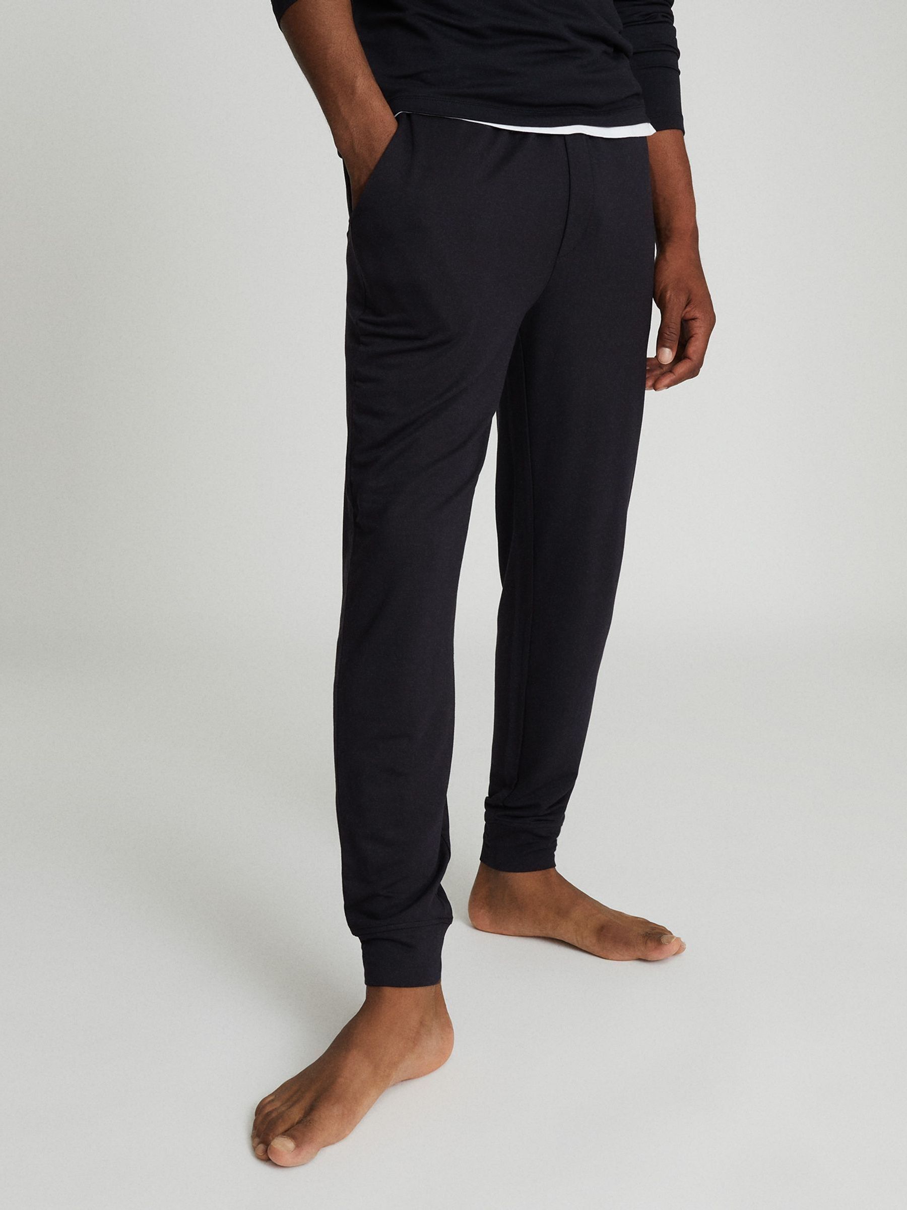 Jersey Tracksuit Joggers in Charcoal - Image 8 of 9
