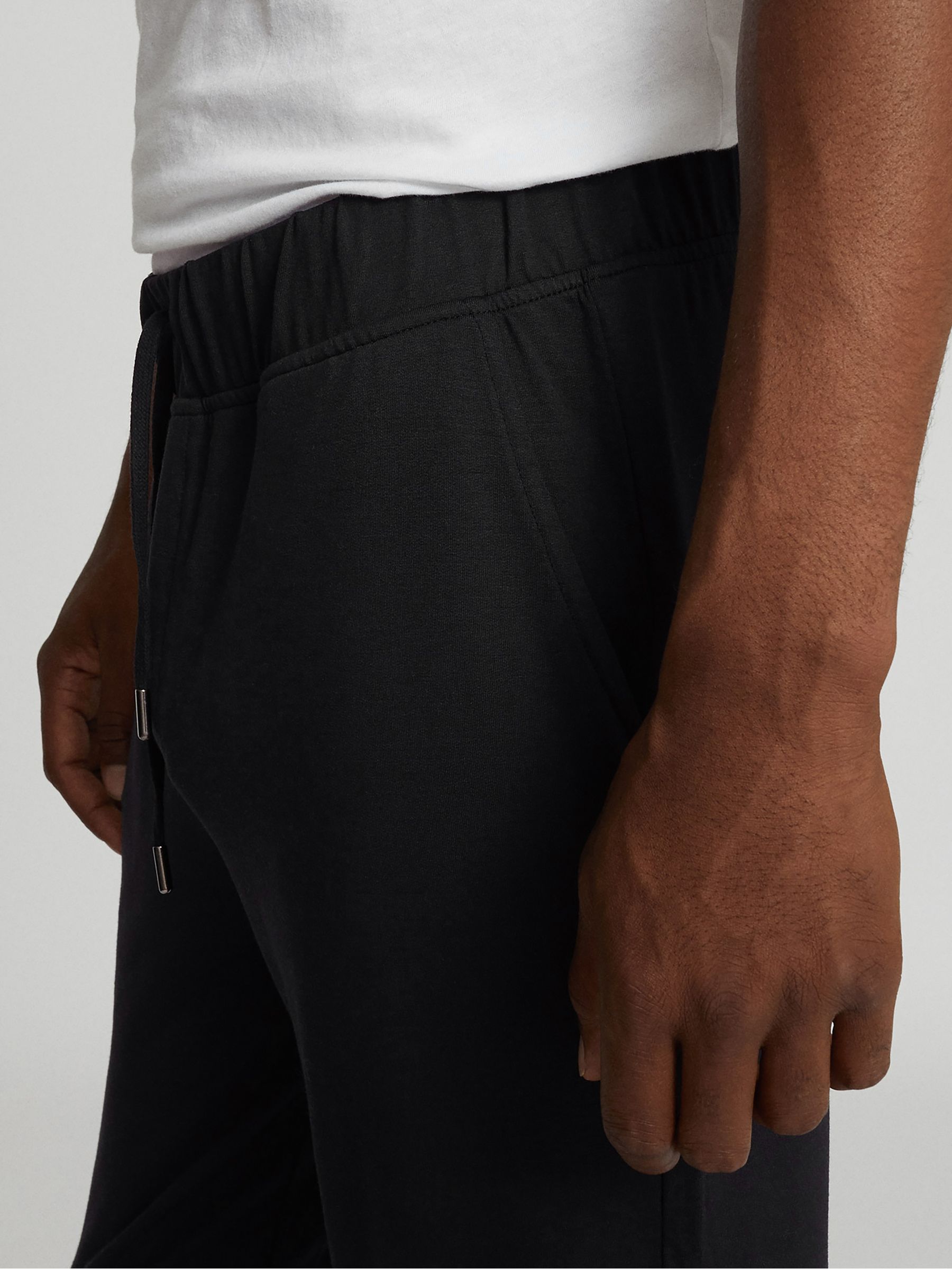 Jersey Tracksuit Joggers in Charcoal - Image 4 of 5