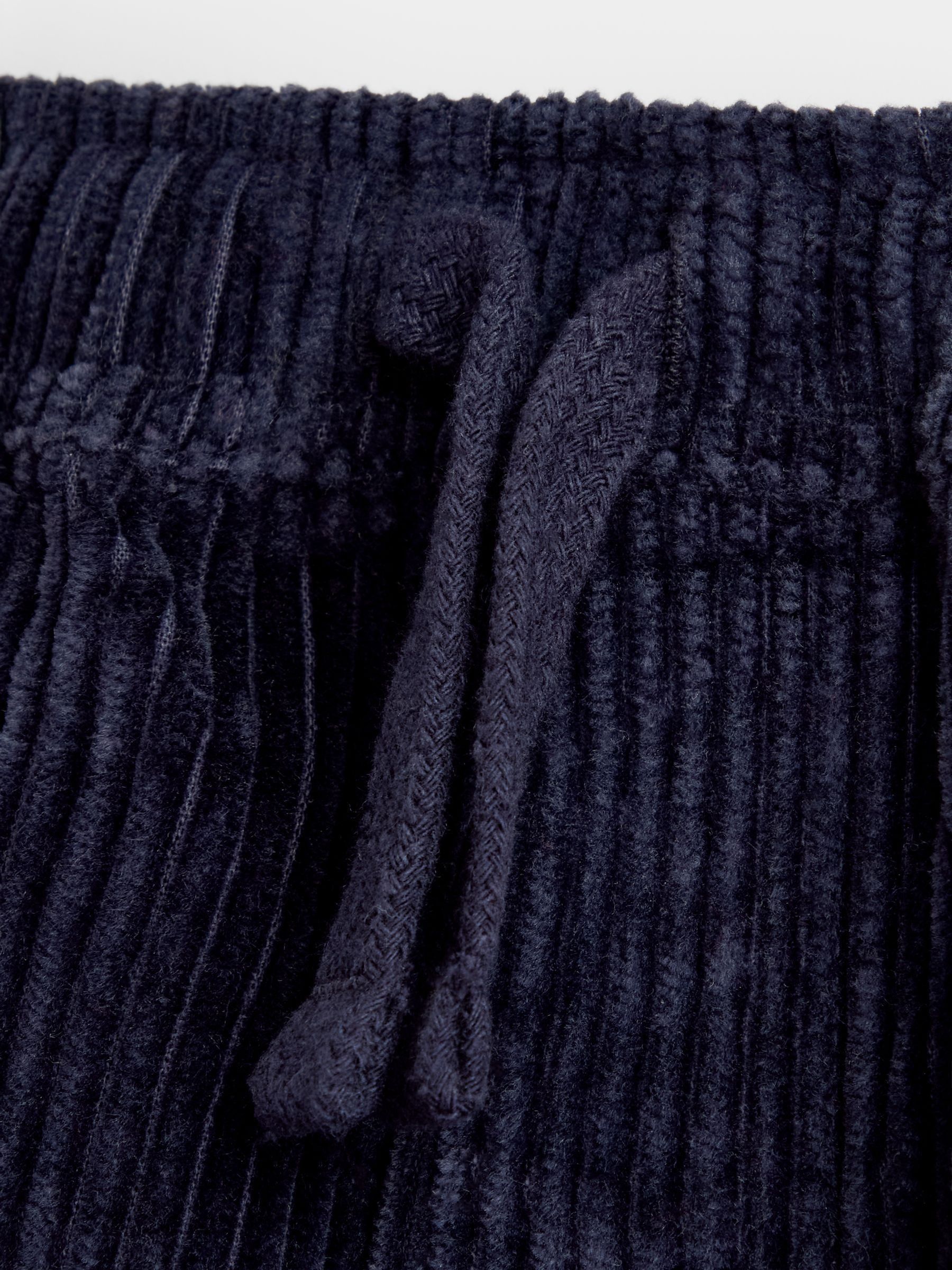 Navy Blue Cord Pull-Up Trousers - Image 4 of 4