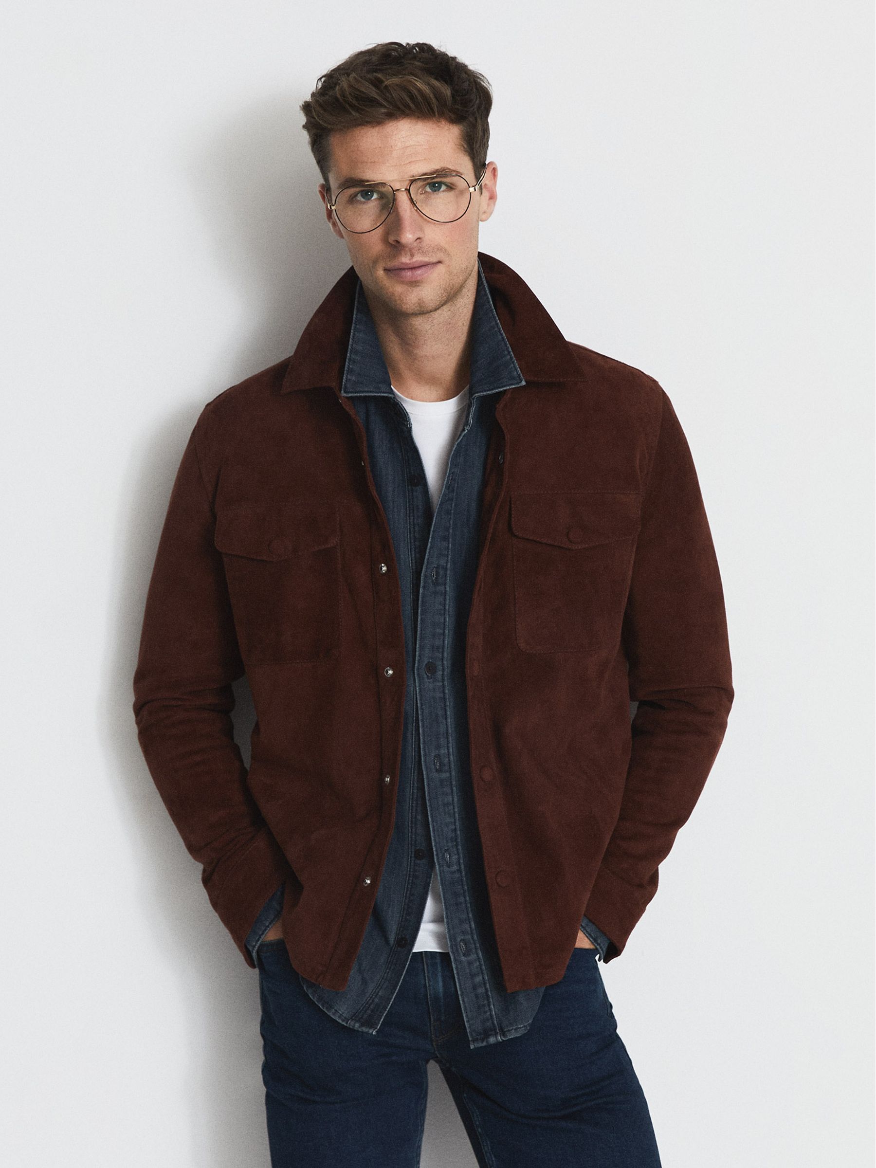 Paige Denim Shirt in Dark Indigo - Image 3 of 6