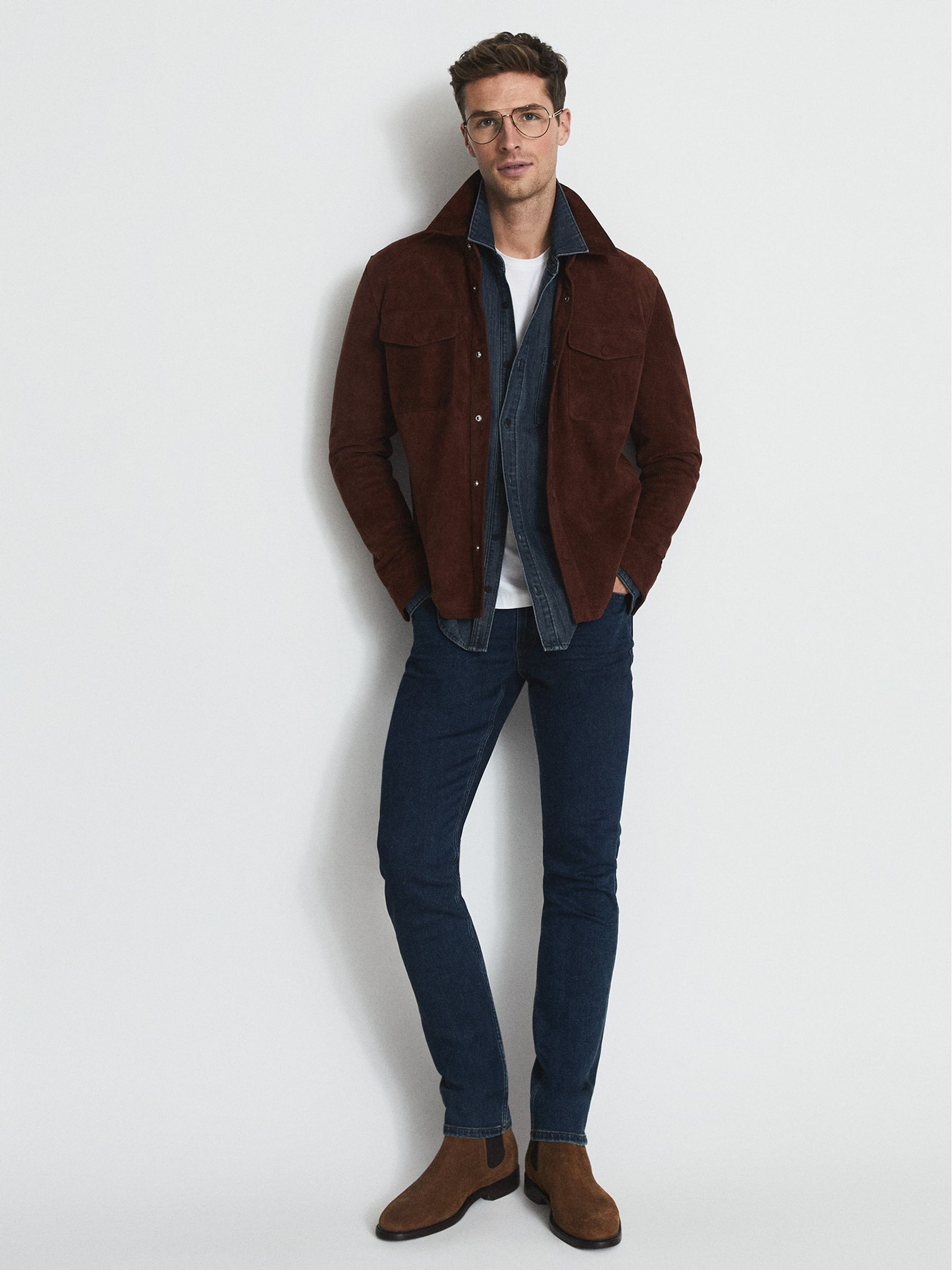 Paige Denim Shirt in Dark Indigo - Image 6 of 6