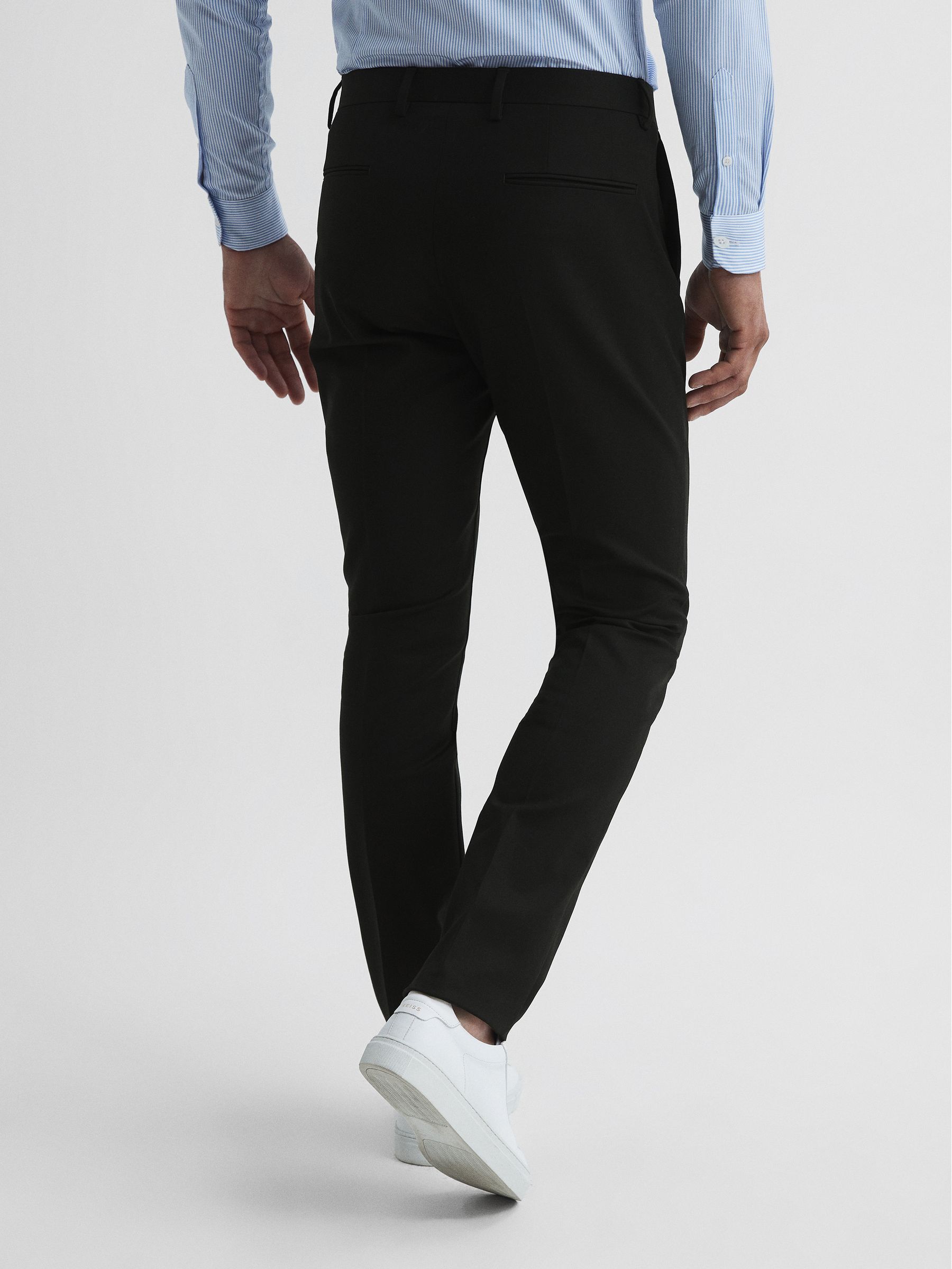 Slim Fit Chinos in Black - Image 5 of 7