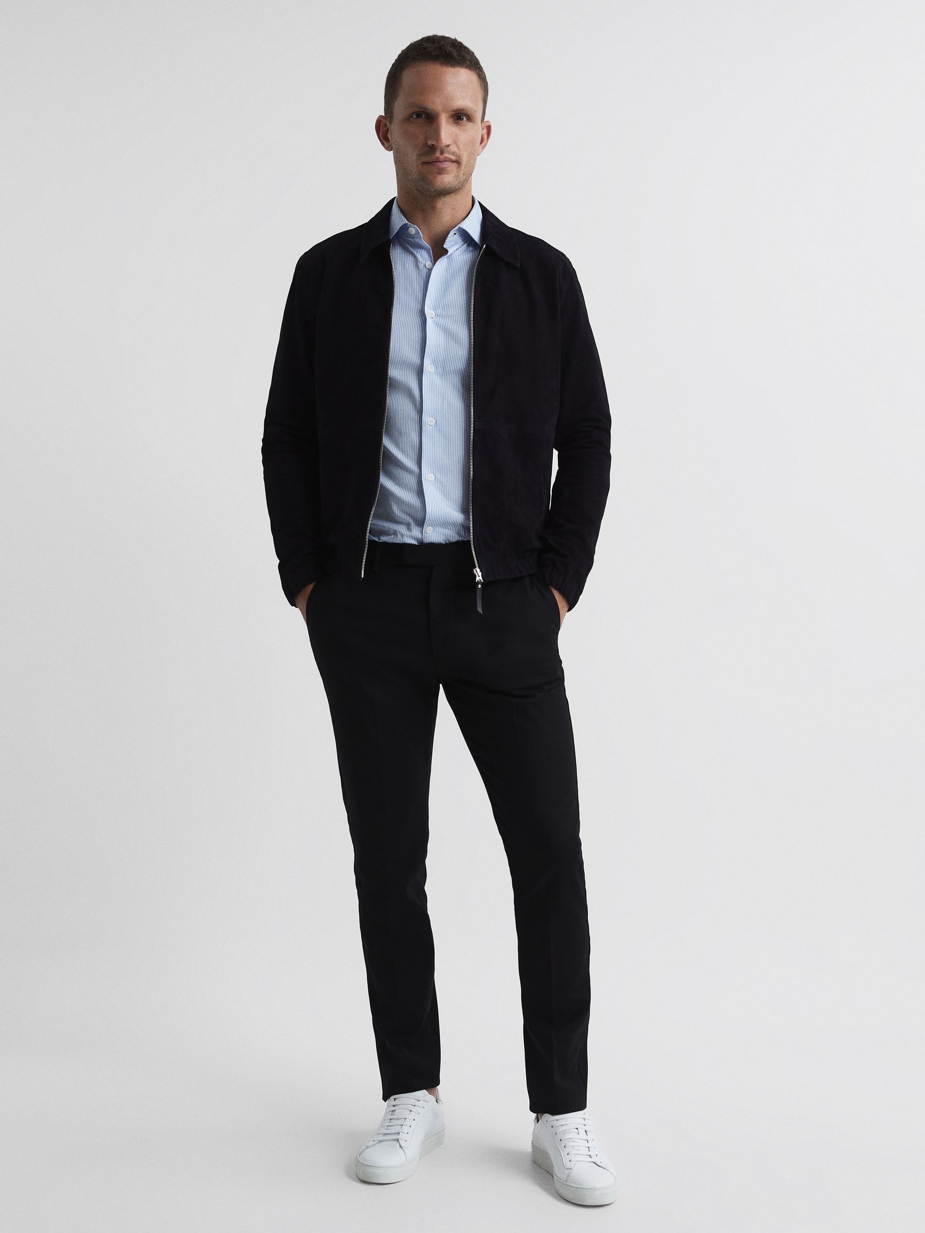 Slim Fit Chinos in Black - Image 6 of 7
