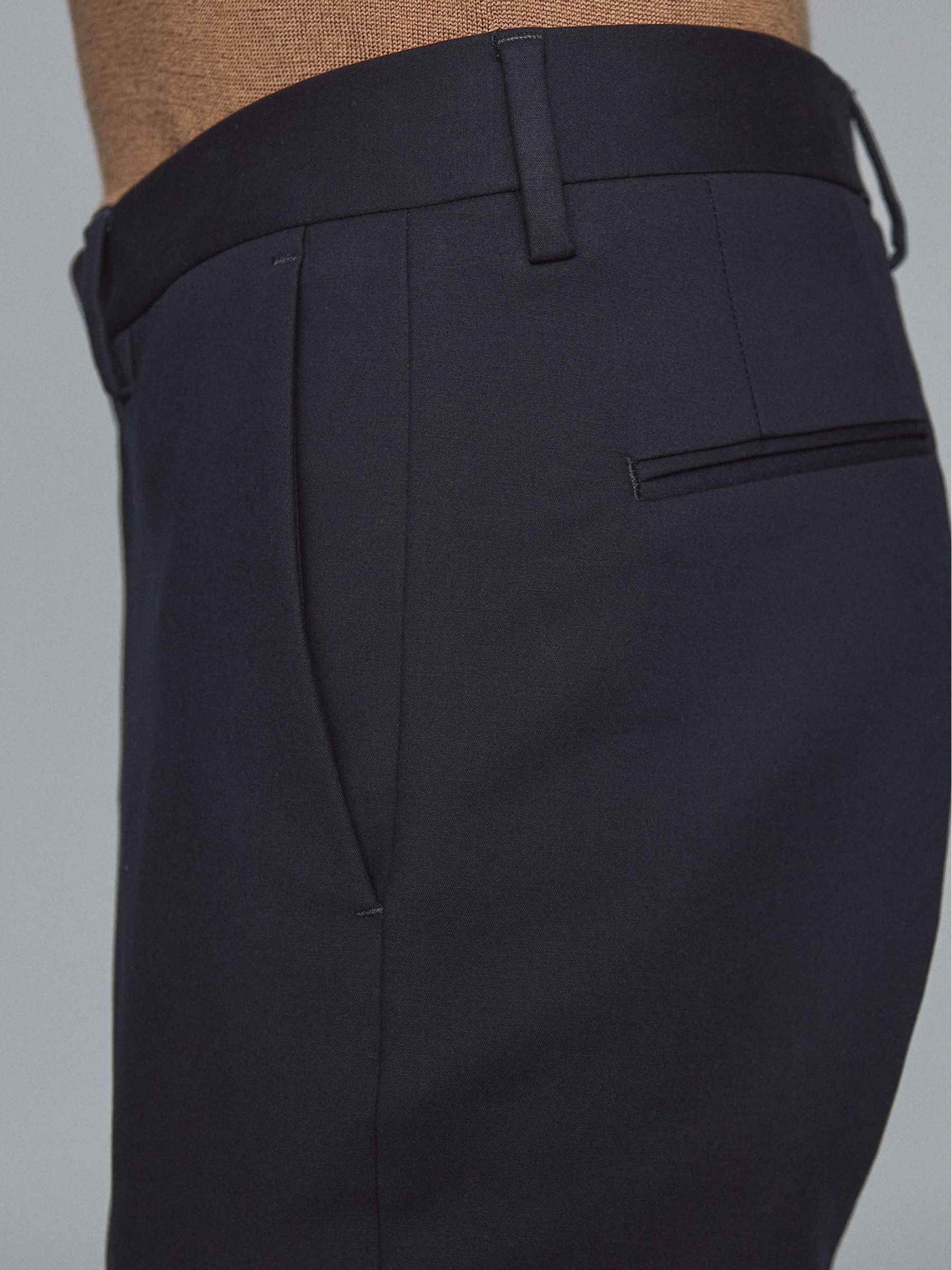 Regular Fit Chinos in Navy - Image 4 of 7