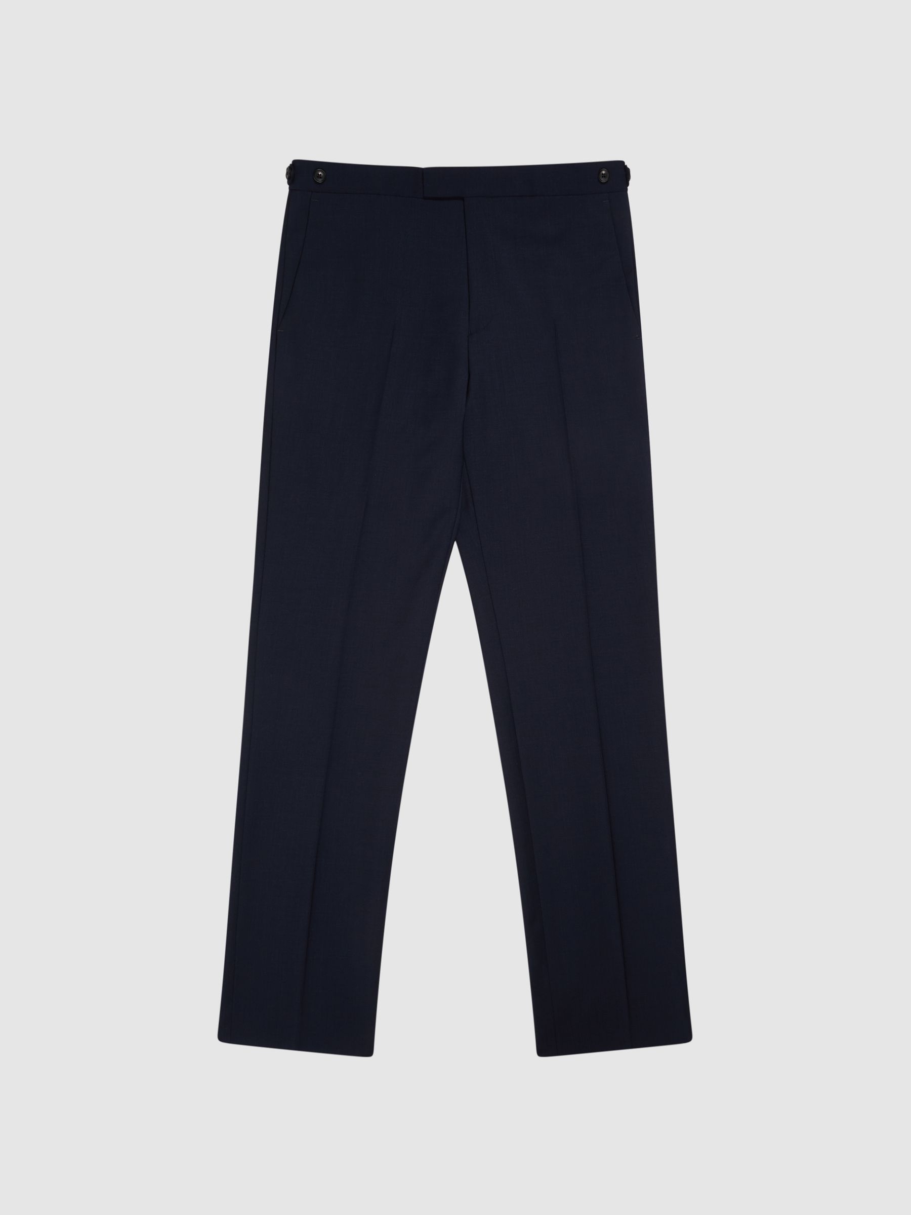 Modern Fit Travel Trousers in Navy - Image 2 of 5