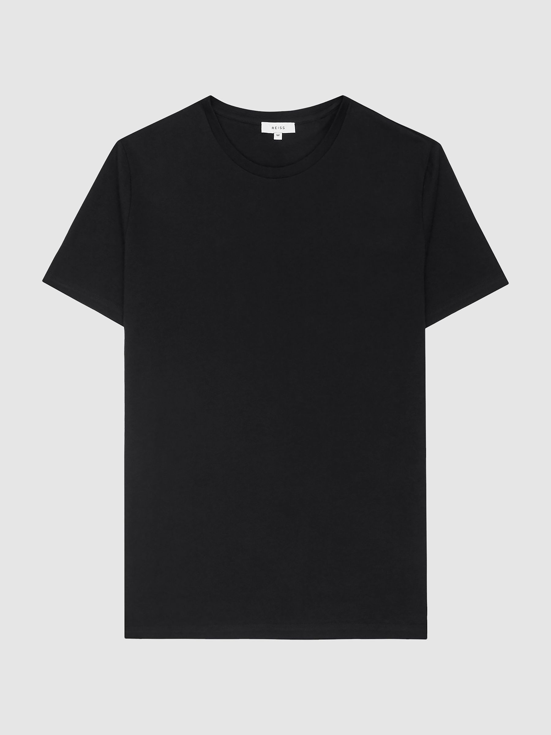 Crew Neck T-shirt in Black - Image 2 of 8