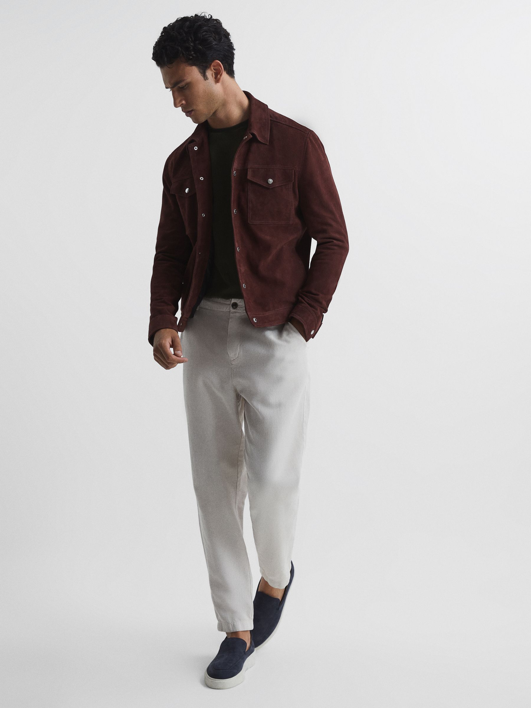 Crew Neck T-shirt in Oxidised Green - Image 7 of 7