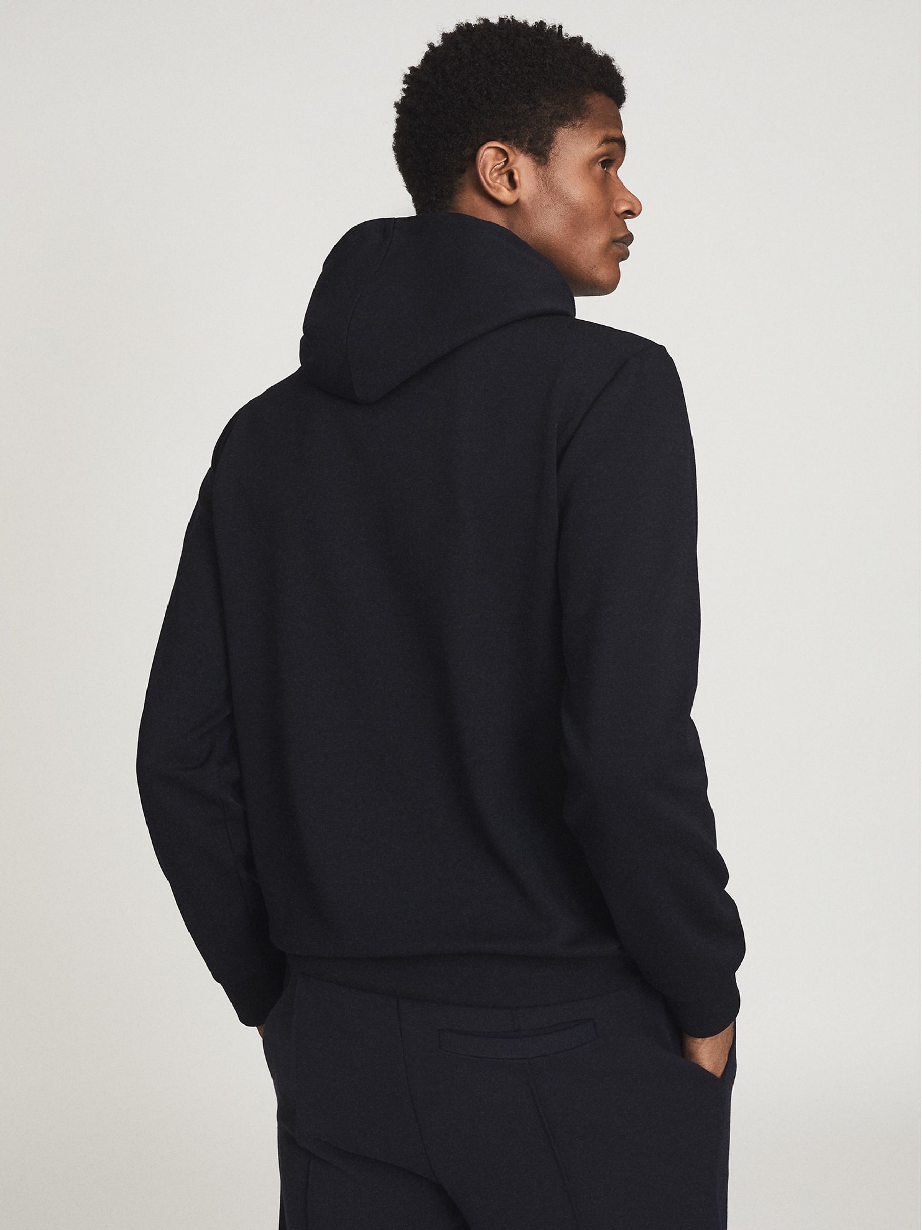Loungewear Hoodie in Navy - Image 4 of 6