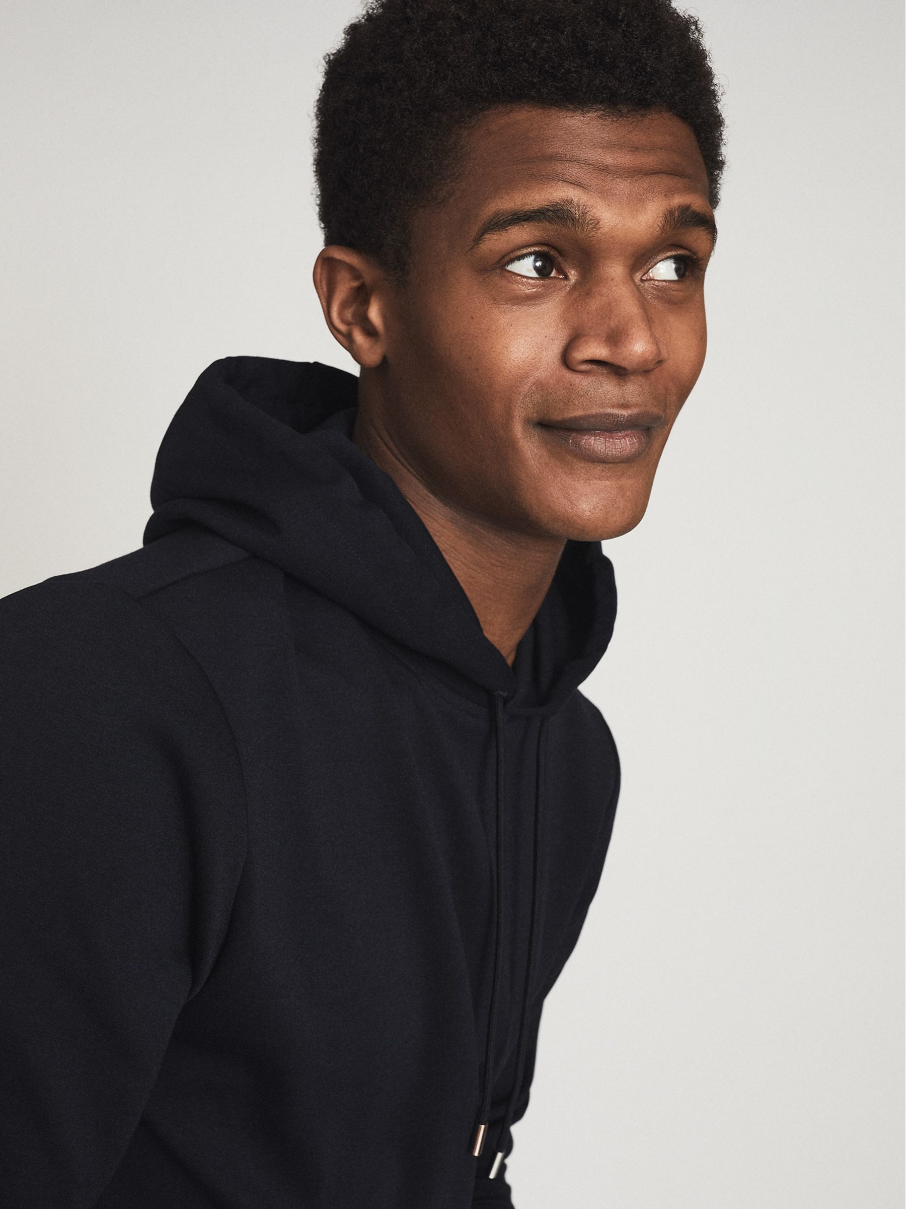 Loungewear Hoodie in Navy - Image 6 of 6
